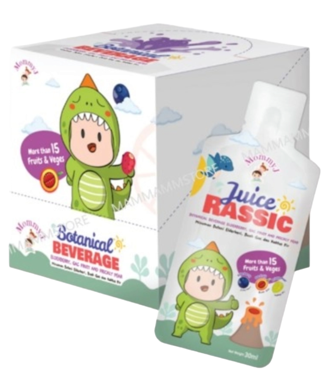 MommyJ Juice Rassic More Than15 Fruit & Veges 30ml