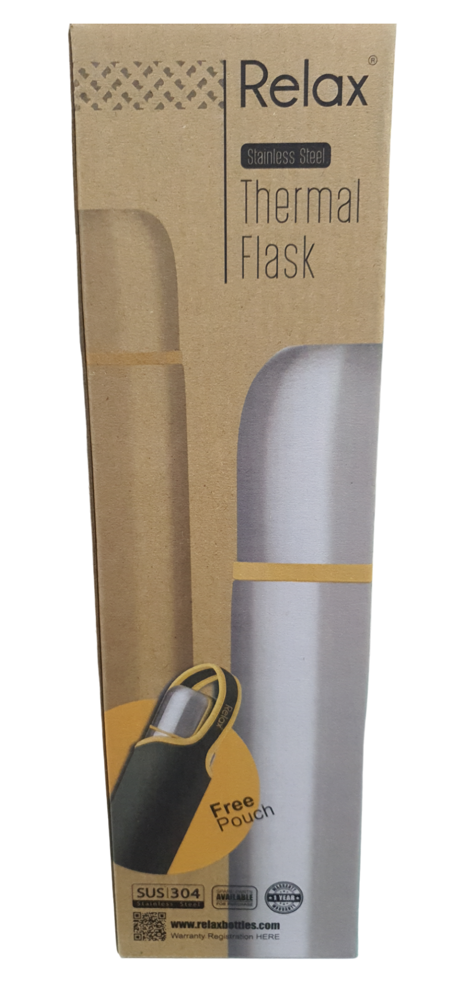 RELAX STAINLESS STEEL THERMAL FLASK 750ML