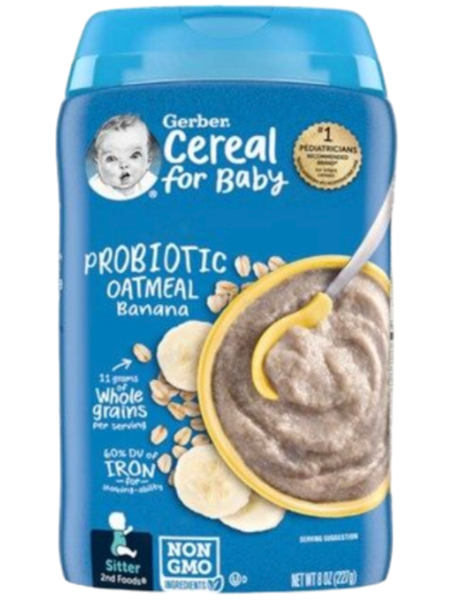 Gerber Cereal For Baby Probiotic Oatmeal & Banana 227g