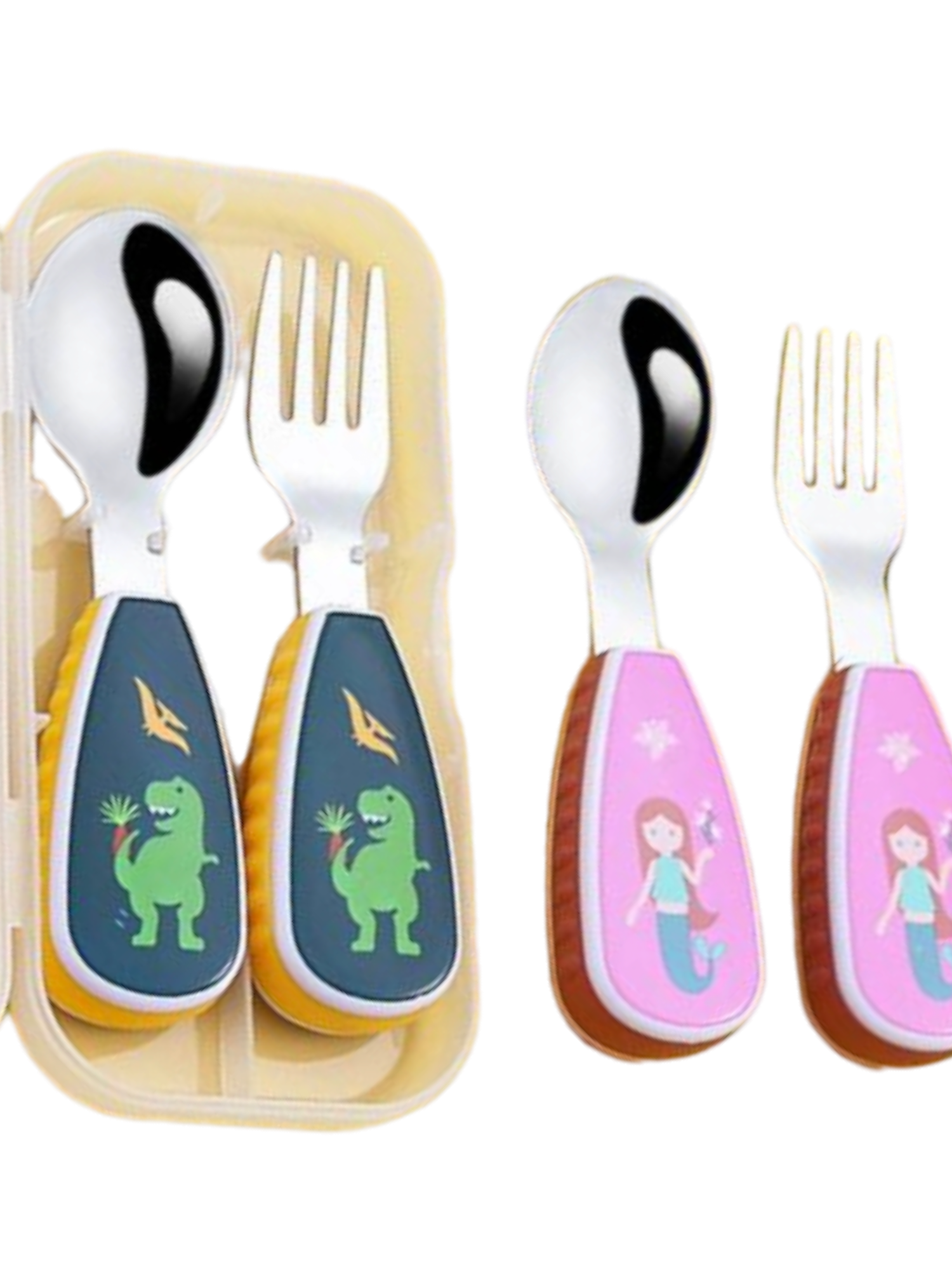 MINIME Cartoon Stainless Steel Spoon & Fork Set