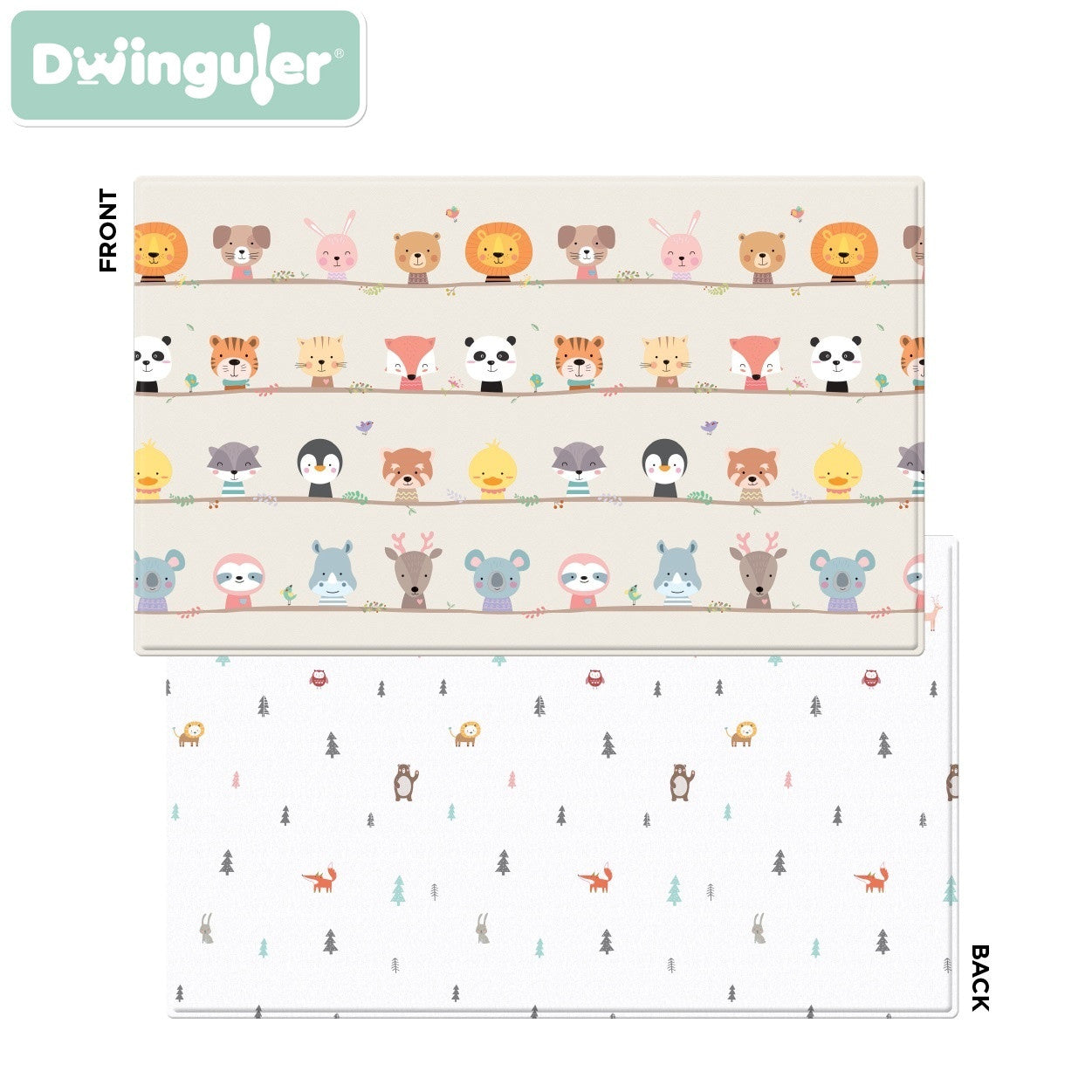 Dwinguler animal parade store playmat