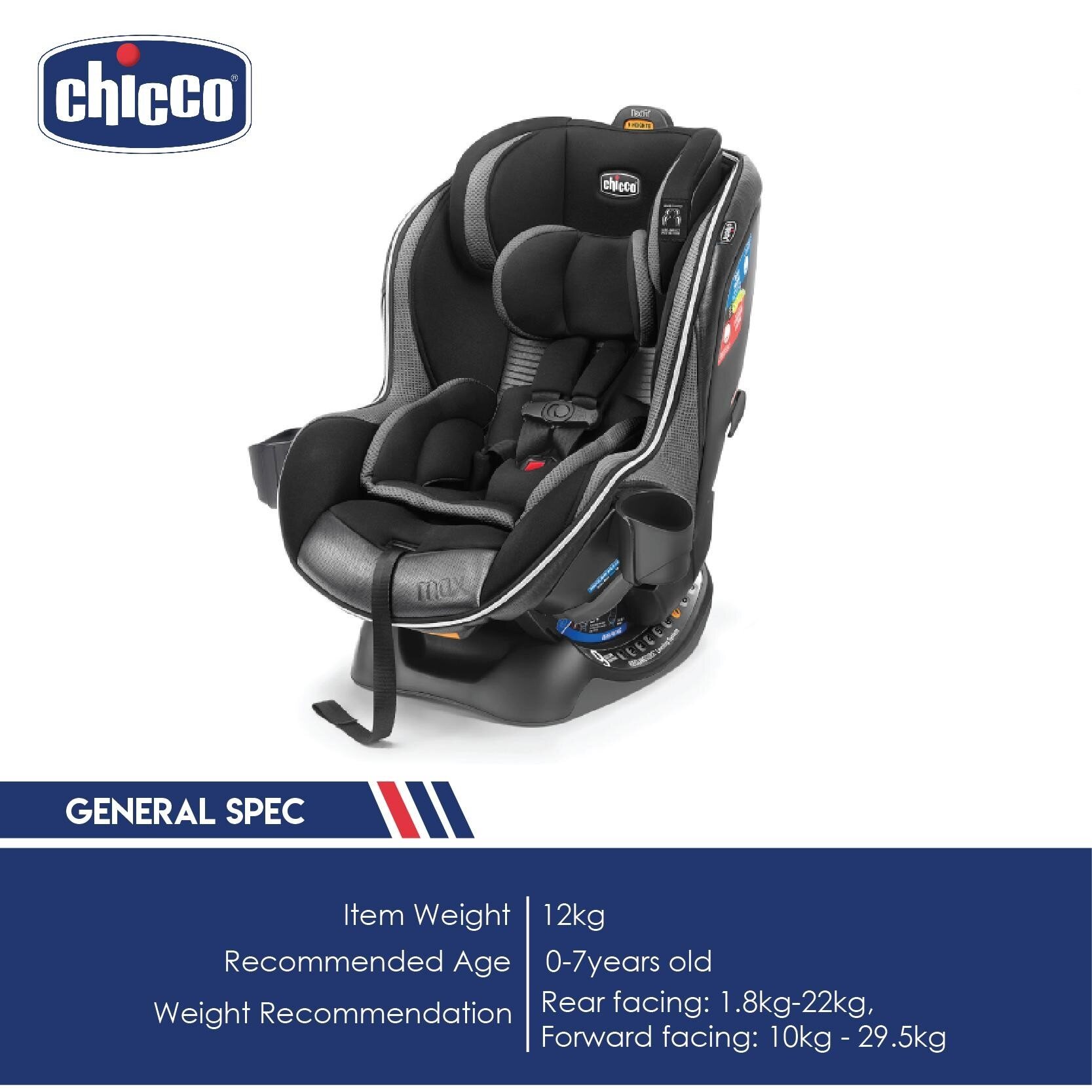 Chicco 2024 nextfit age