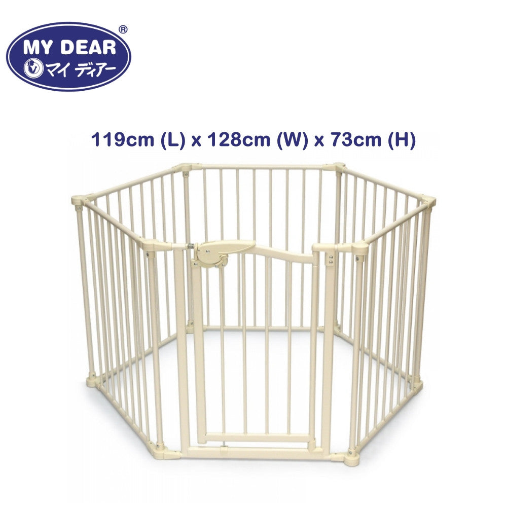 My Dear Safety Play Yard 26024 With Auto Swing Back Door