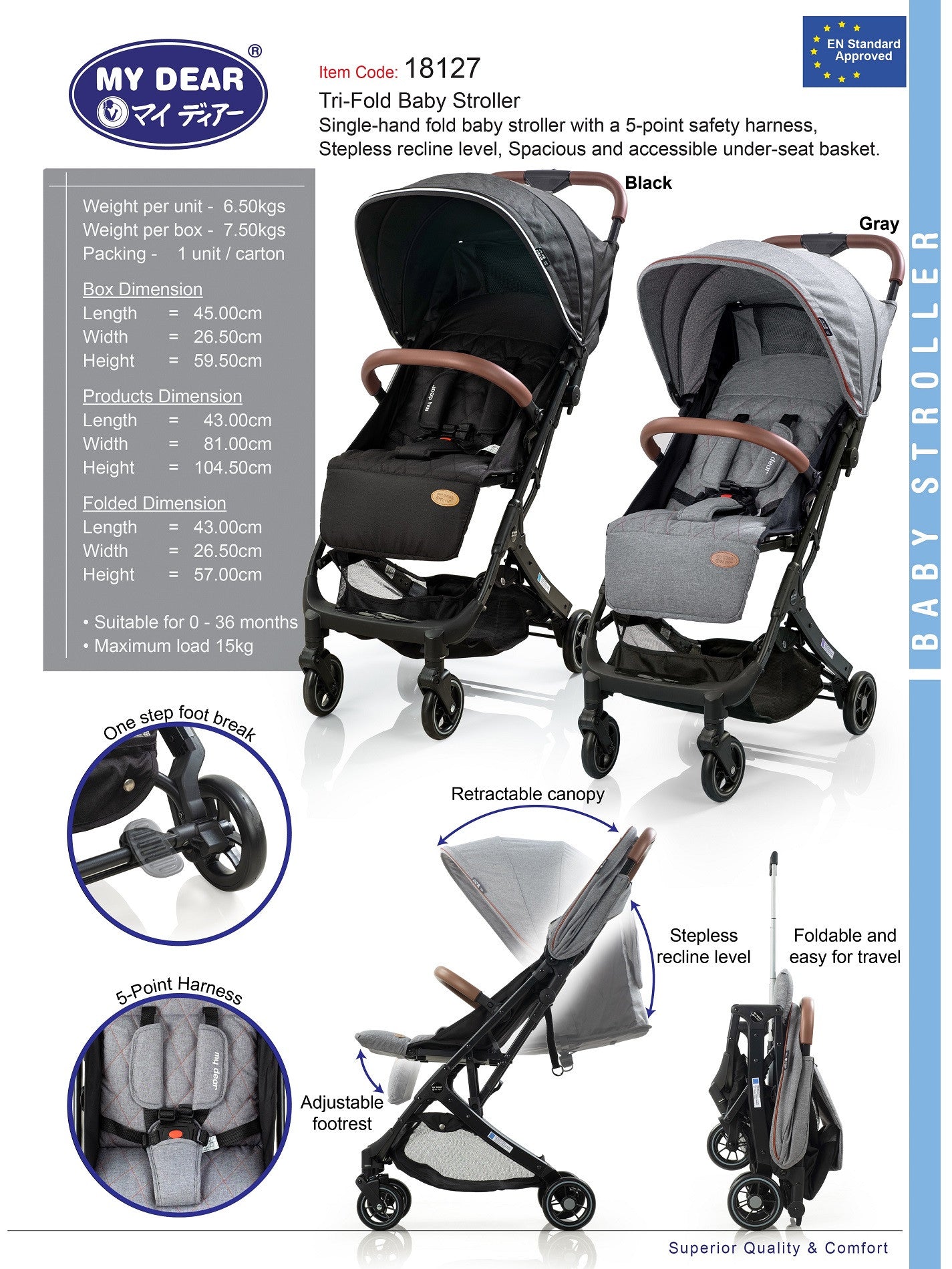 My dear outlet stroller