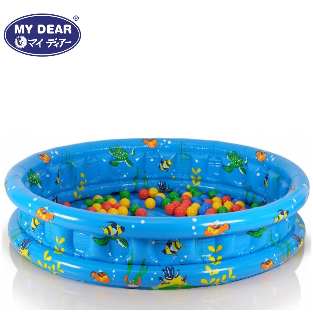 My Dear Giant 168cm Ball Pool 33009 With 100 Balls and Foot Pump Included Together, Suitable For Children 3 Years Old and Above