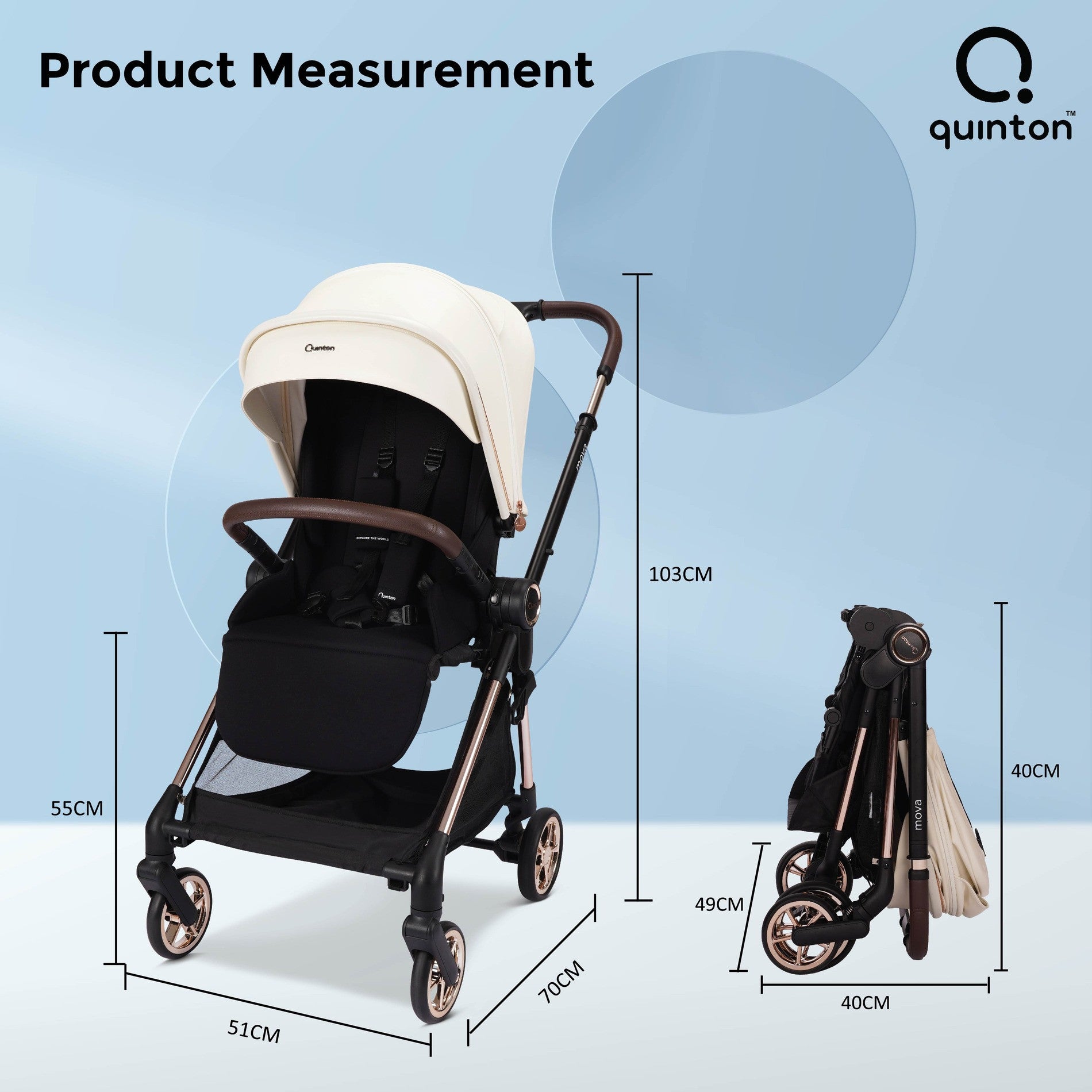 Front facing 2024 baby stroller