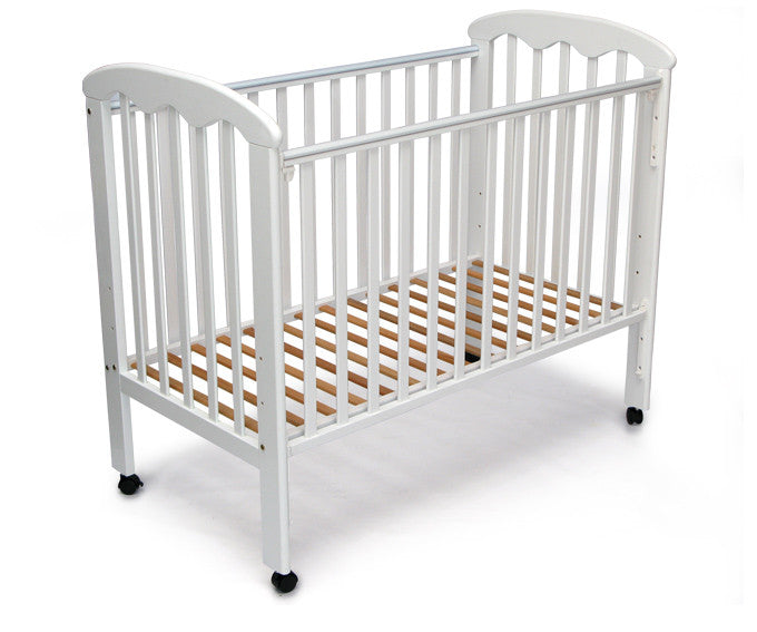 My Dear Ramin Wooden Baby Cot 26012 White Color Size 24" X 48"