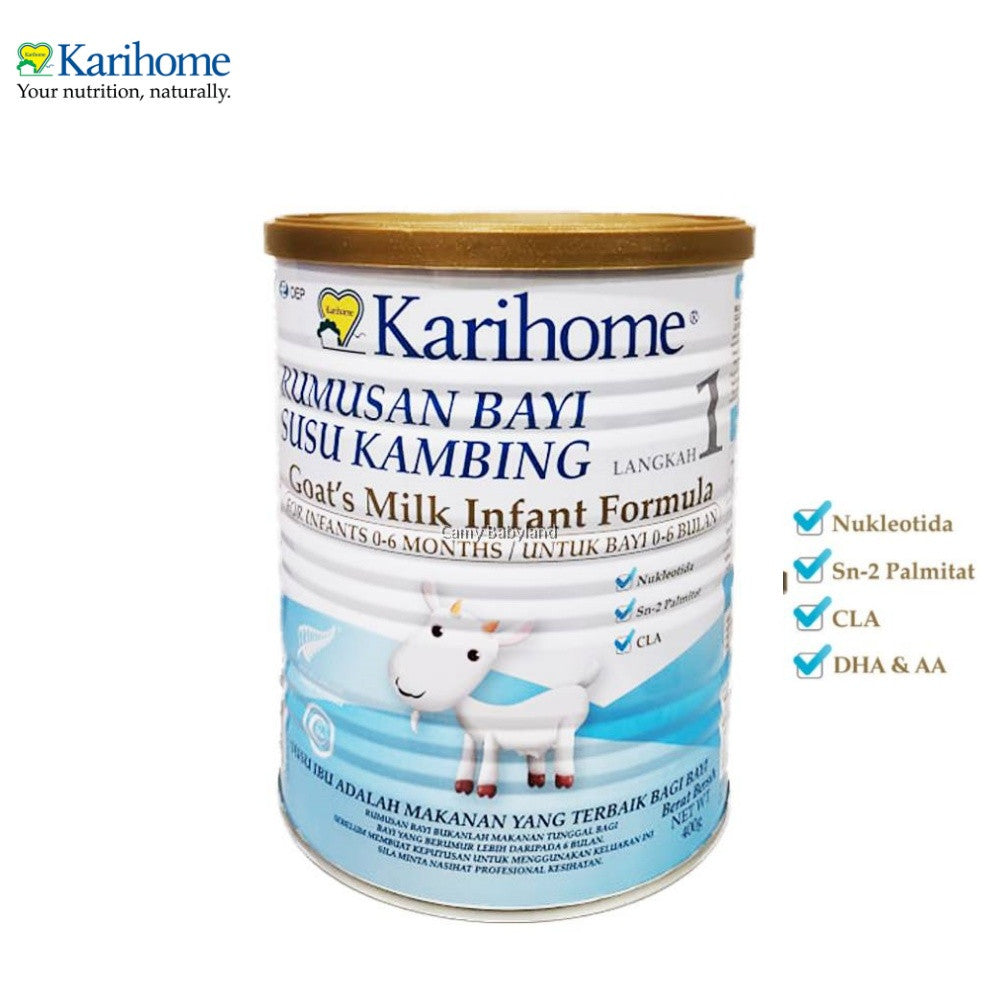 Karihome Step 1 Goat's Milk Infant Formula 400g For Infants 0 to 6 Months