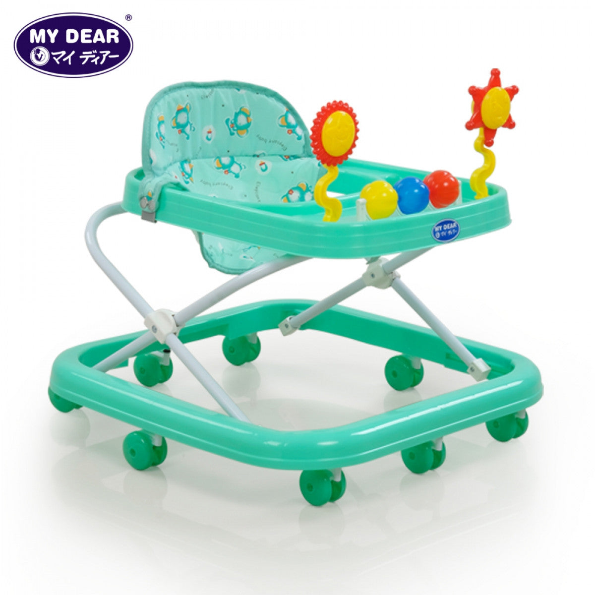 My Dear Baby Walker 20008 With Adjustable Heights, Music and Toys