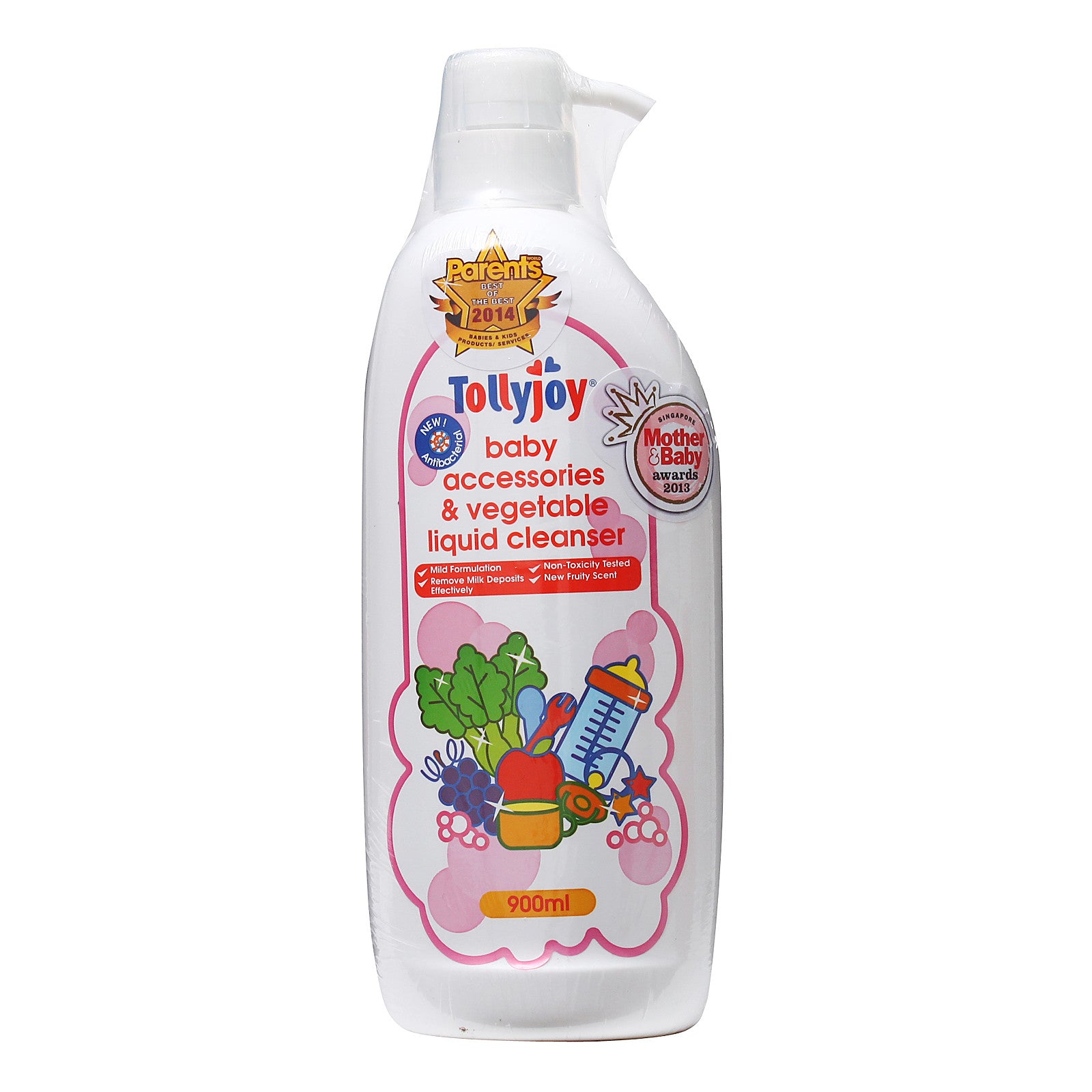 Tollyjoy AntibacterialBaby Accessories and Vegetable Antibacterial Liquid Cleanser 900ml