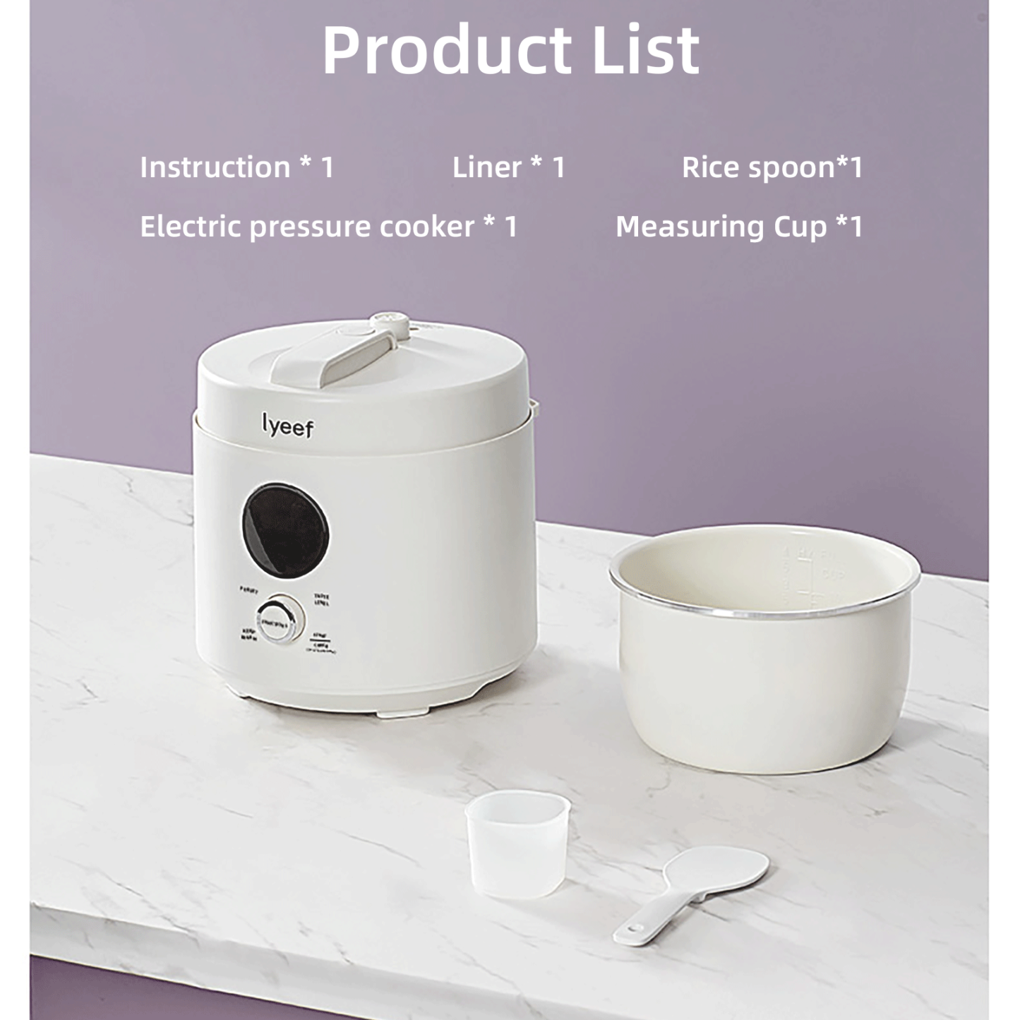 Lyeef Pressure Rice Cooker 5L