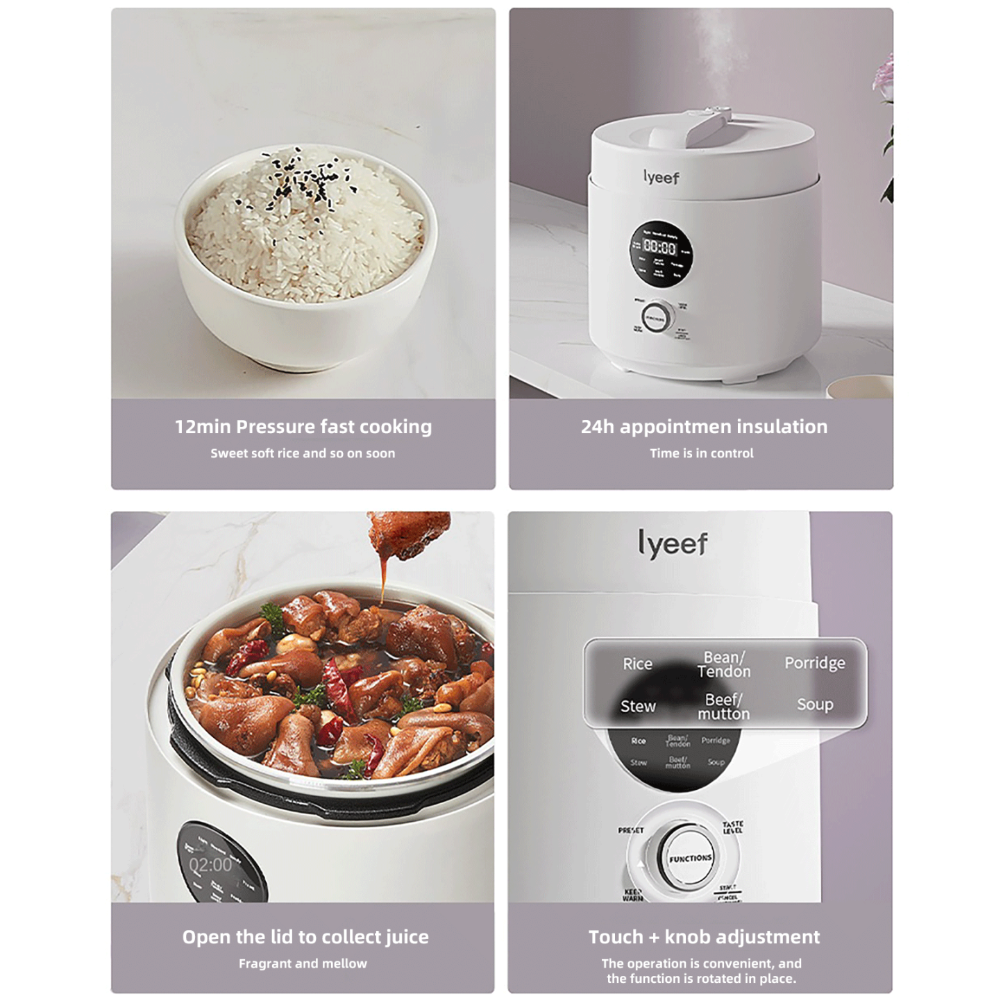 Lyeef Pressure Rice Cooker 5L
