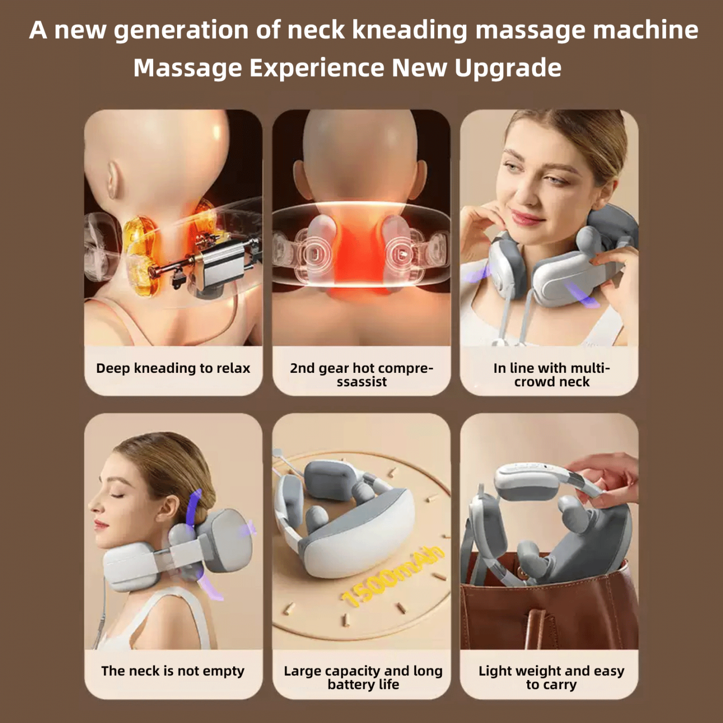 Lyeef Intelligent U-shaped Pillow Shoulder And Neck Massager