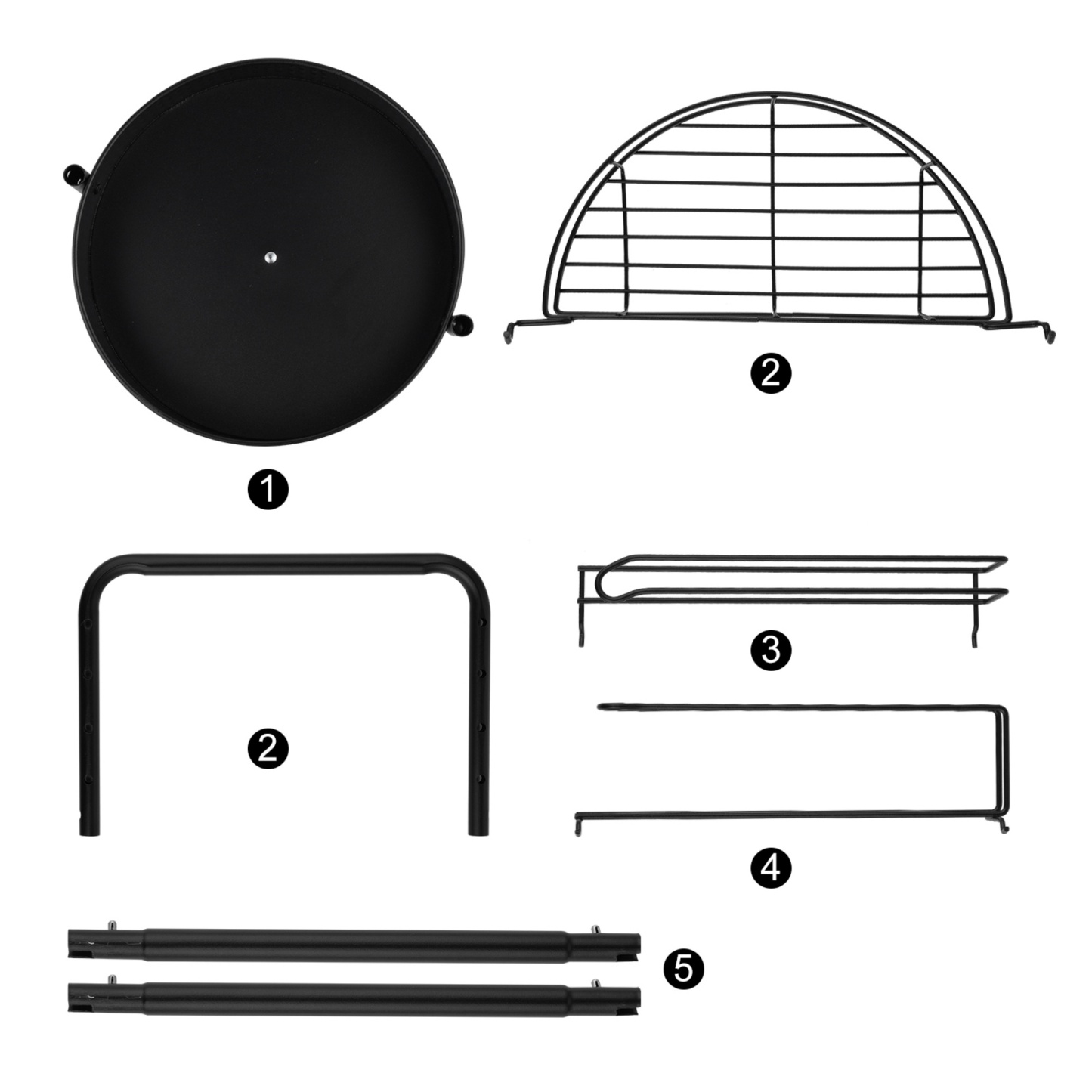 2 Tier Kitchen Rotating Spice Seasoning Lazy Susan Organizer Rack Paper Hanger Black Bathroom Cosmetics Lotion Storage Towel Holder