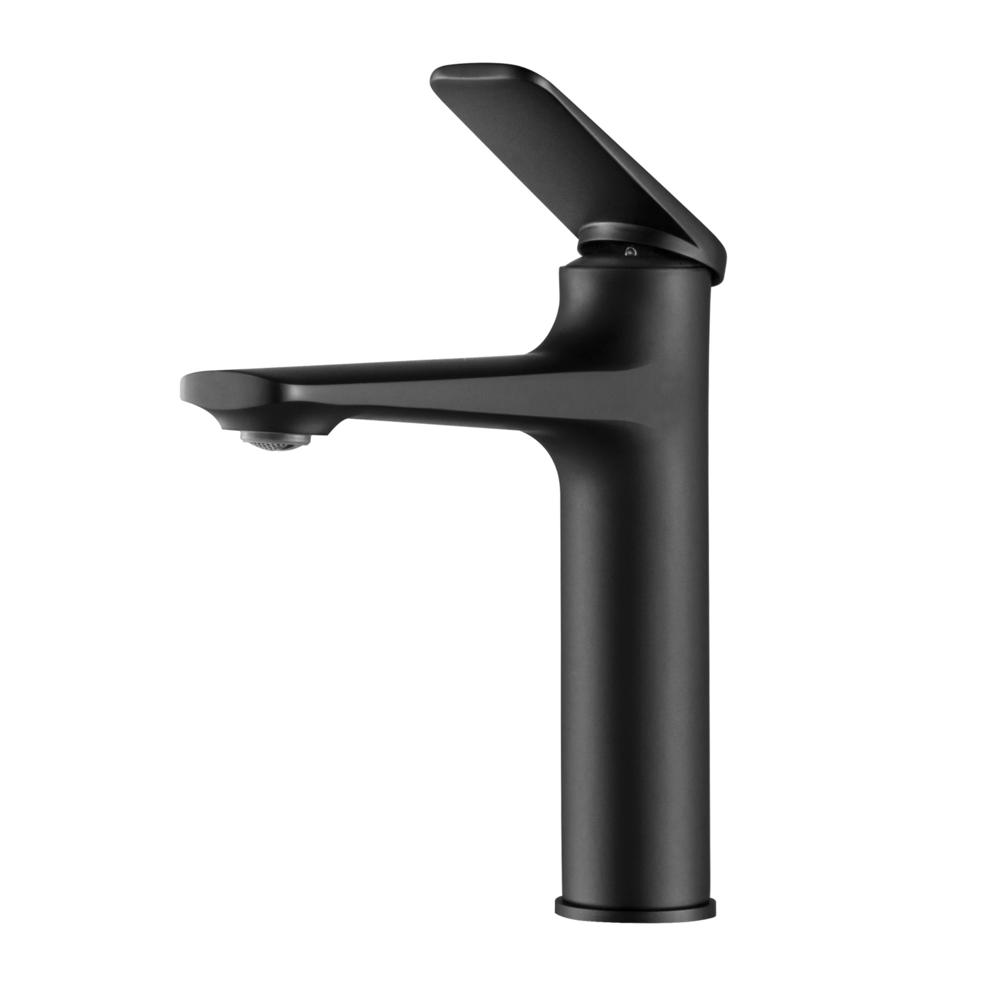 Round Brass Bathroom Basin Mixer Tap Laundry Sink Vanity Spout Faucet Chrome/Black