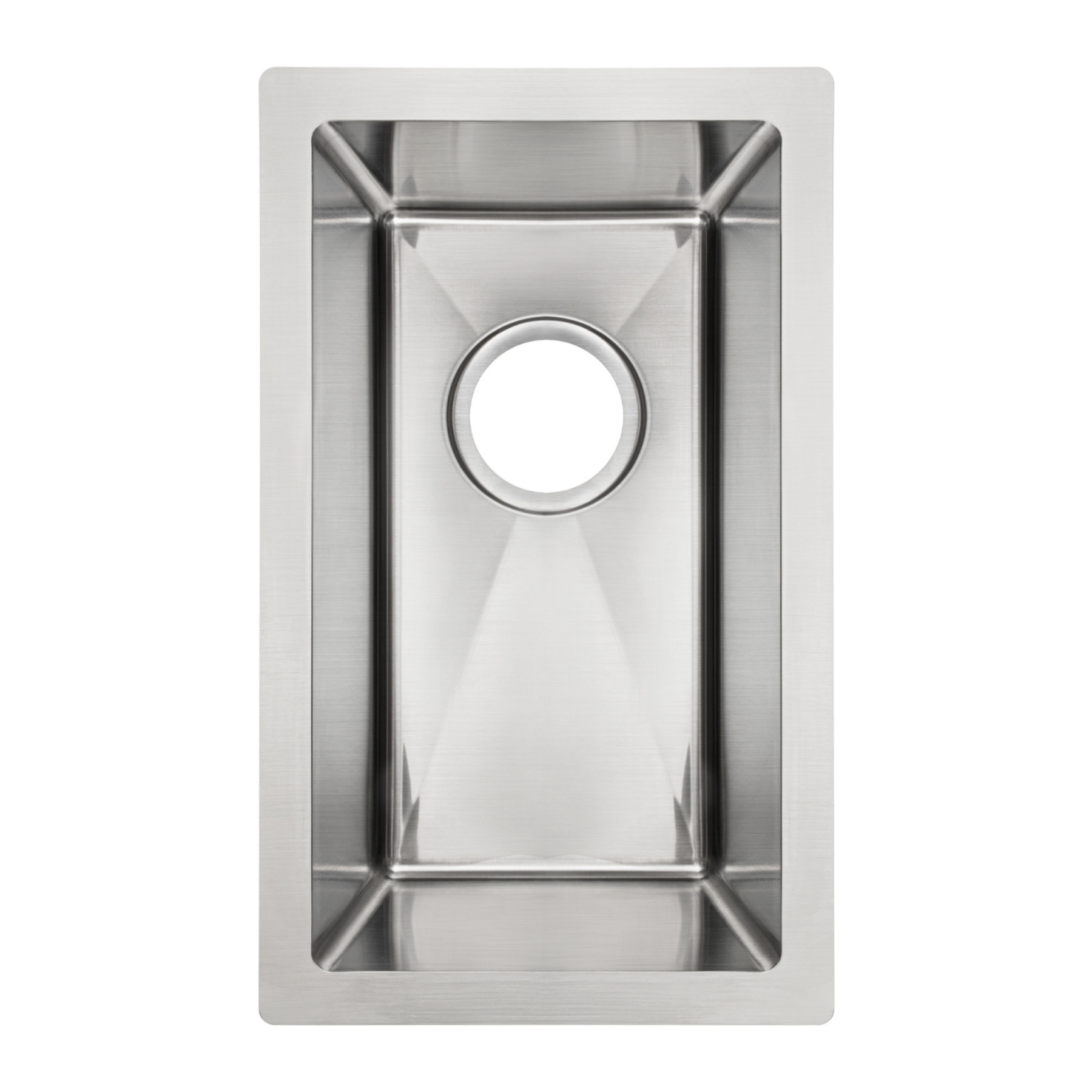 250mm Stainless Steel Laundry Kitchen Bar Sink Top/Flush/Under-mount Single Bowl Basin Chrome/Grey Black/Brushed Yellow Gold