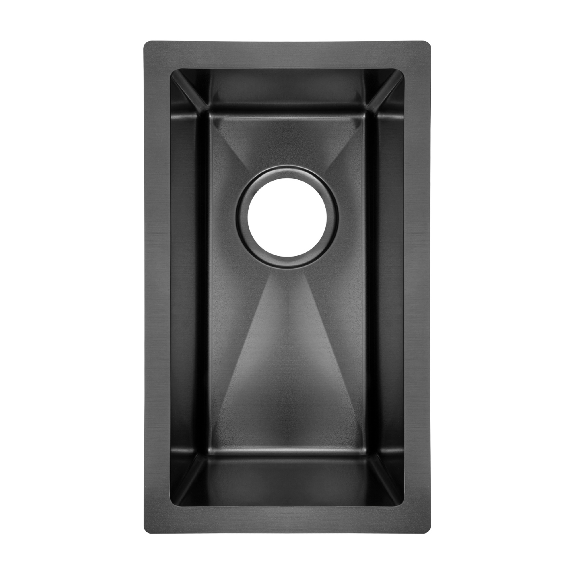 250mm Stainless Steel Laundry Kitchen Bar Sink Top/Flush/Under-mount Single Bowl Basin Chrome/Grey Black/Brushed Yellow Gold