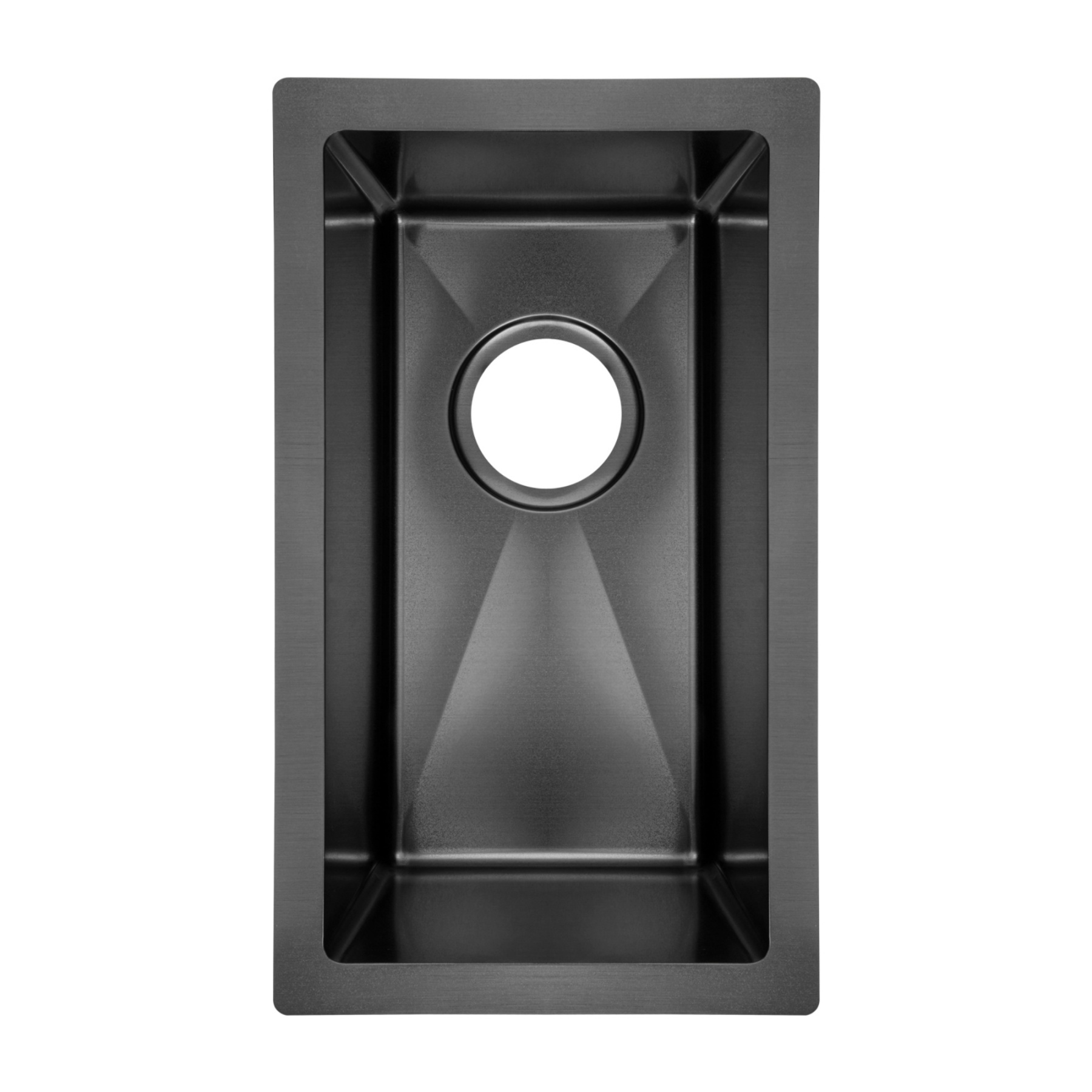 250mm Stainless Steel Laundry Kitchen Bar Sink Top/Flush/Under-mount Single Bowl Basin Chrome/Grey Black/Brushed Yellow Gold