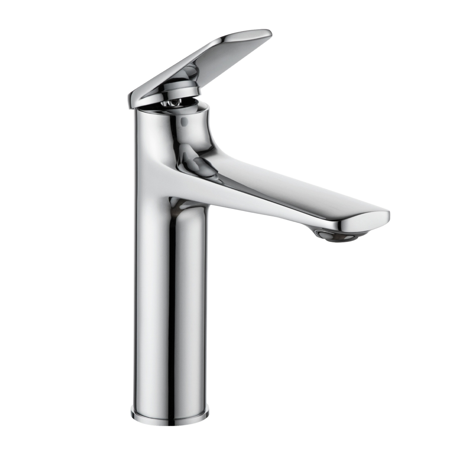 Round Brass Bathroom Basin Mixer Tap Laundry Sink Vanity Spout Faucet Chrome/Black