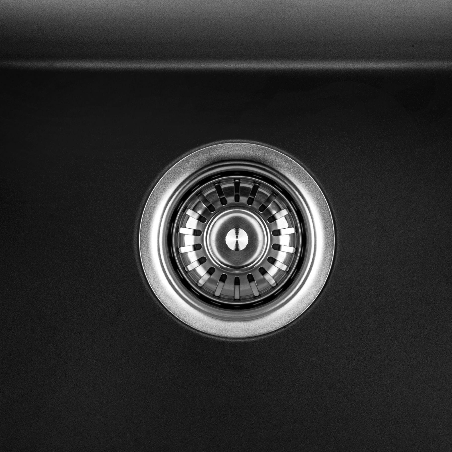 Granite Stone Single Bowl Kitchen Sink Oil-Proof Top/Under Mount Laundry Bar Basin Black/White