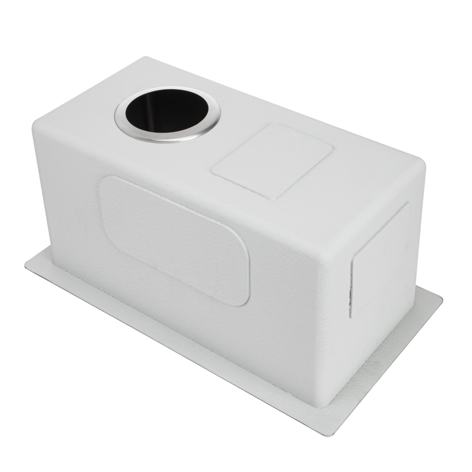 250mm Stainless Steel Laundry Kitchen Bar Sink Top/Flush/Under-mount Single Bowl Basin Chrome/Grey Black/Brushed Yellow Gold