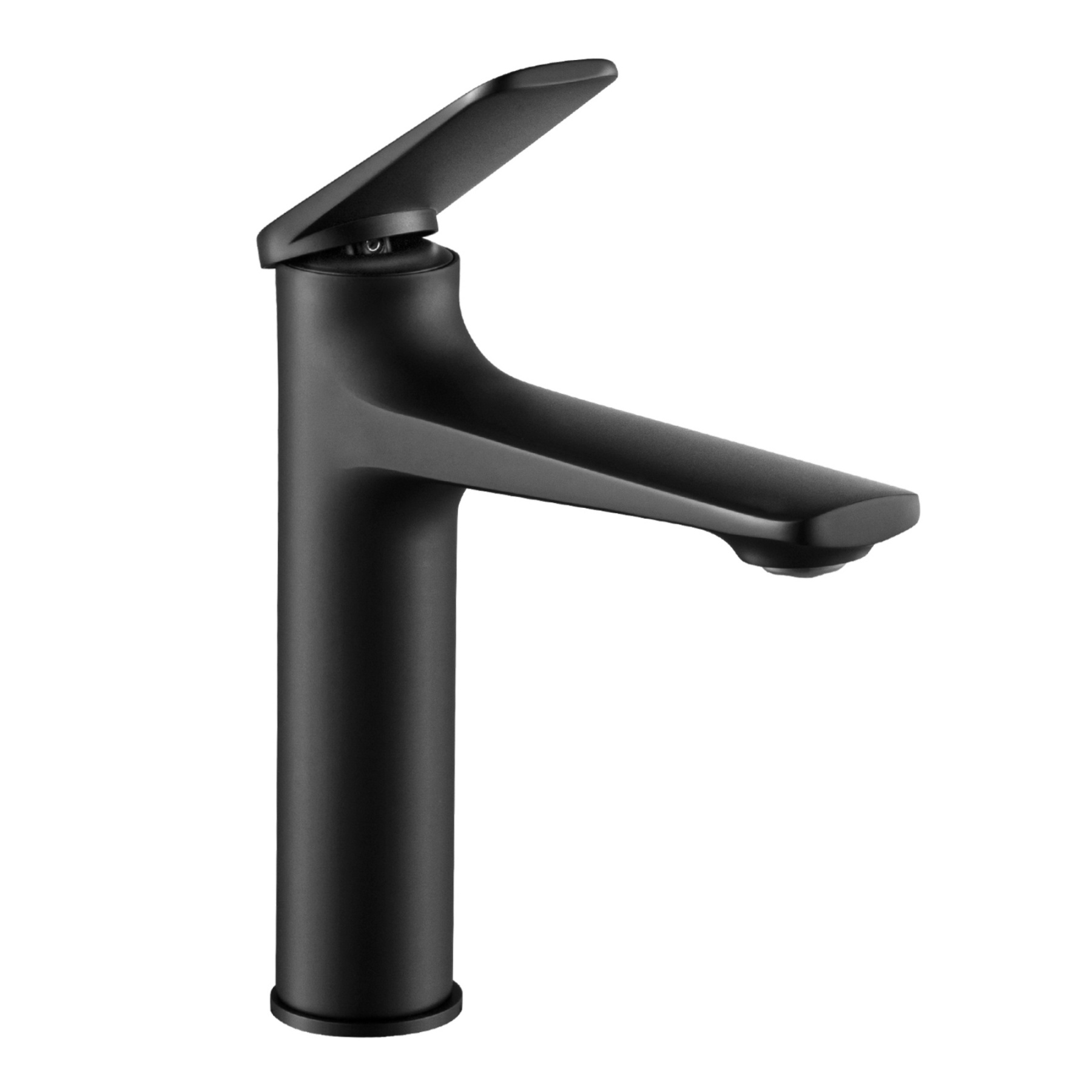 Round Brass Bathroom Basin Mixer Tap Laundry Sink Vanity Spout Faucet Chrome/Black