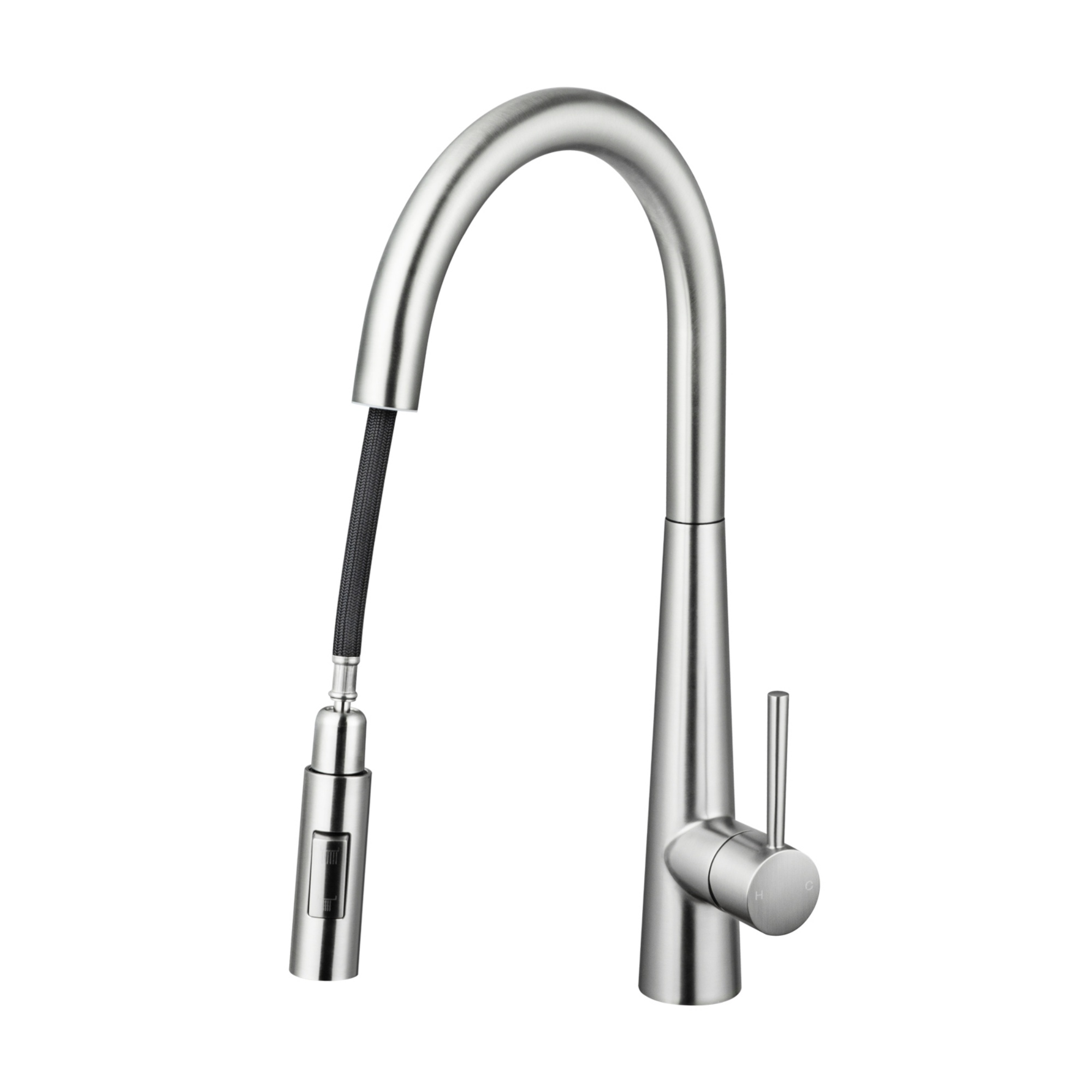 2 Function Smart Hand Touch Sensor Control Pull-Out Kitchen Sink Mixer Tap Laundry Basin Vanity 360° Swivel Spout Faucet Brushed Nickel/Black/Brushed Yellow Gold