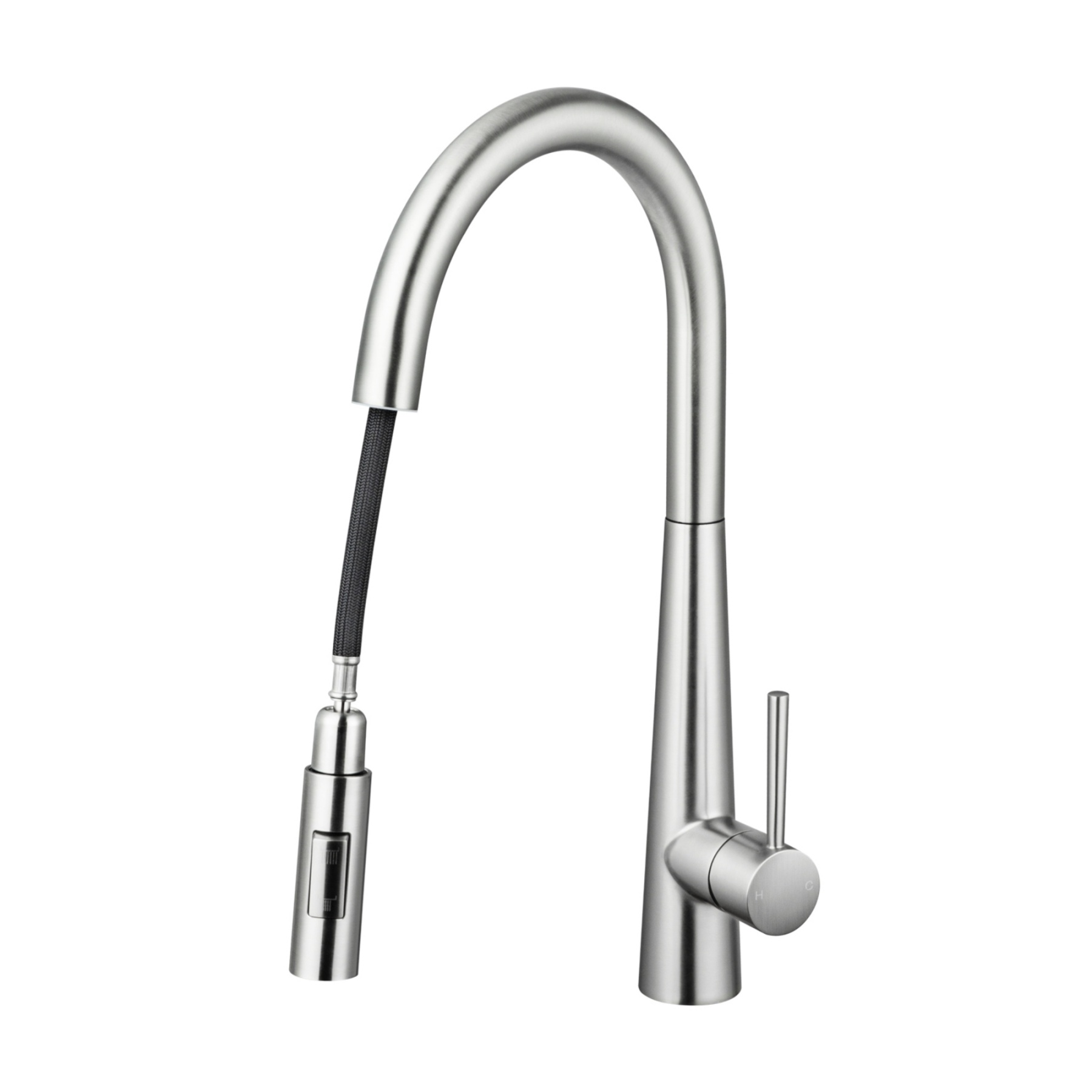 2 Function Smart Hand Touch Sensor Control Pull-Out Kitchen Sink Mixer Tap Laundry Basin Vanity 360° Swivel Spout Faucet Brushed Nickel/Black/Brushed Yellow Gold