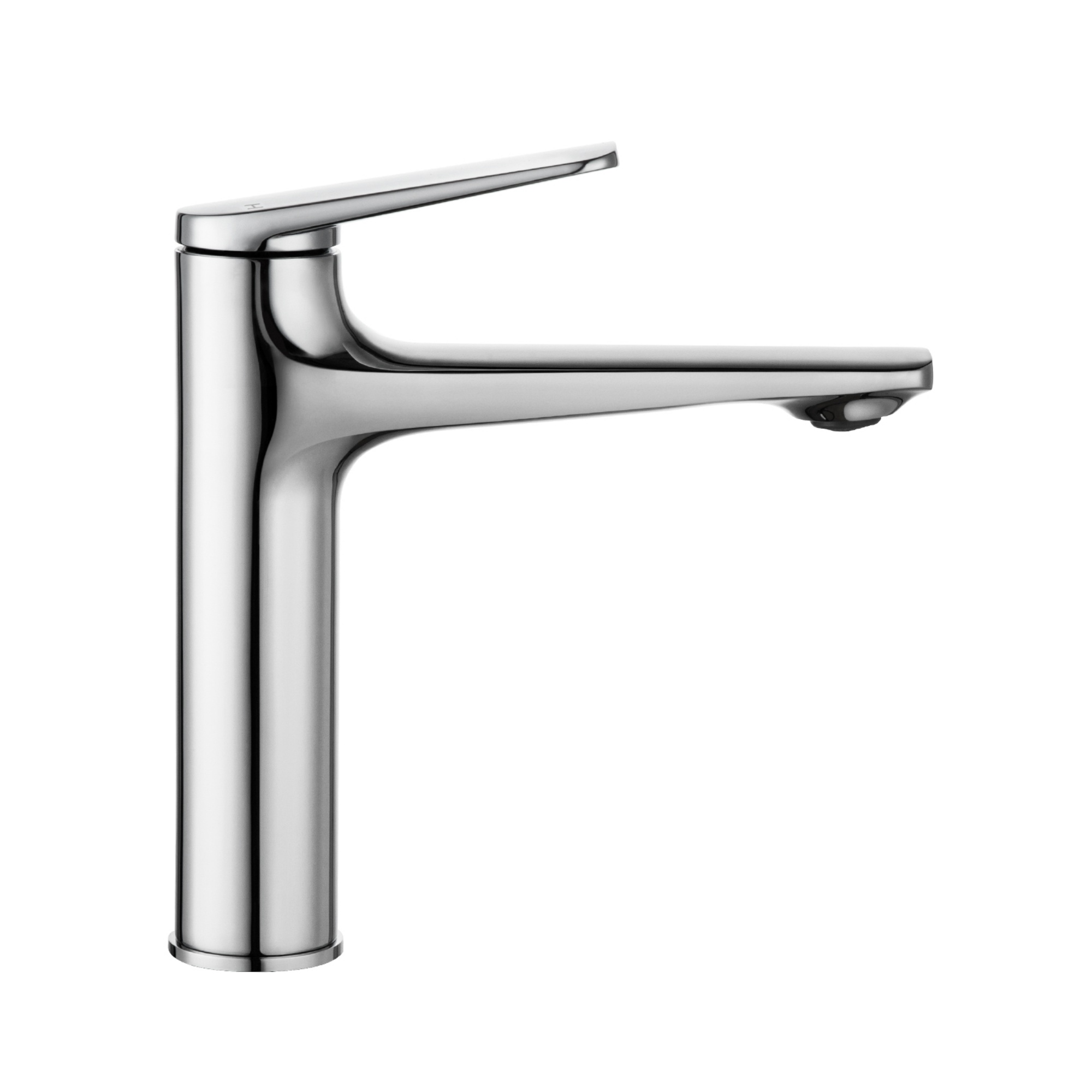 Round Brass Bathroom Basin Mixer Tap Laundry Sink Vanity Spout Faucet Chrome/Black