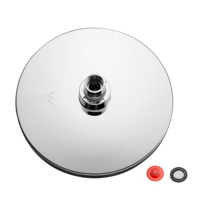 200mm ABS 360° Swivel Round Chrome Rain Shower Head