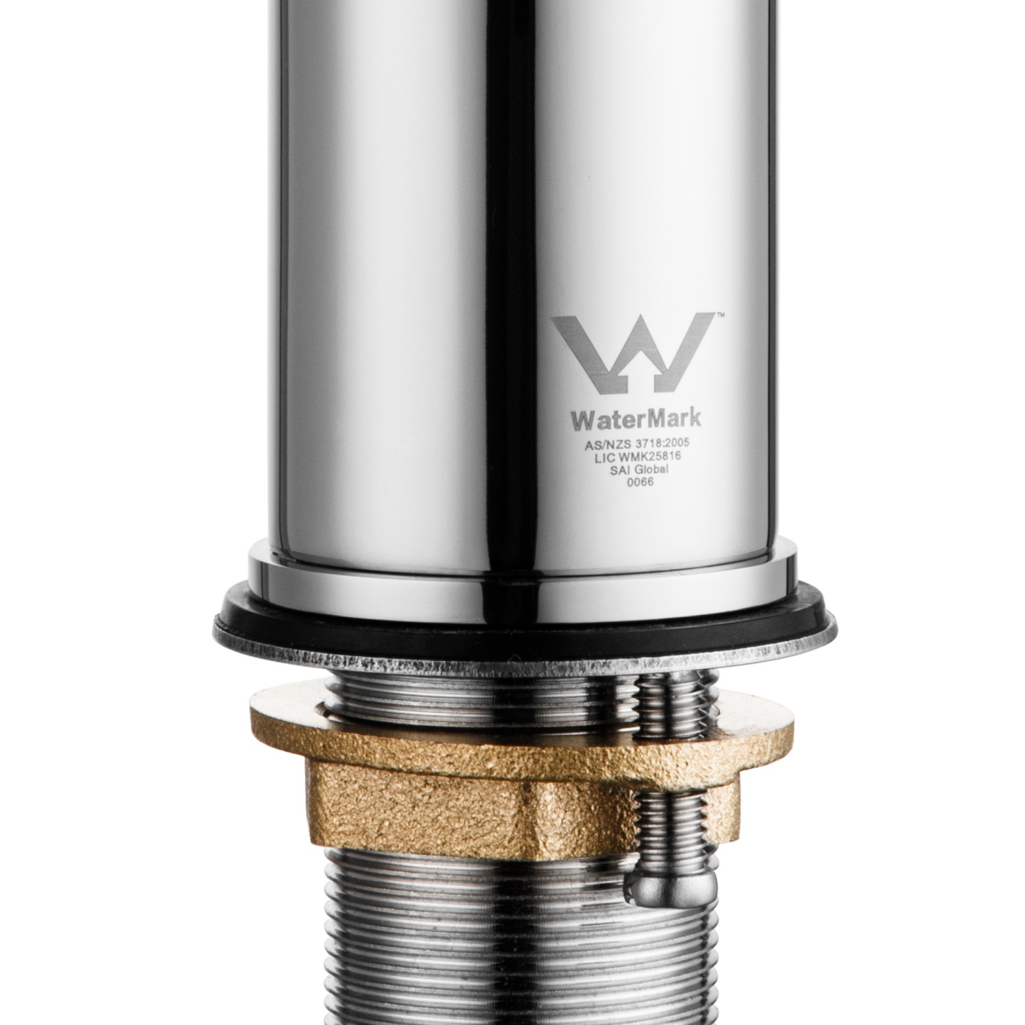 Round Brass Bathroom Basin Mixer Tap Laundry Sink Vanity Spout Faucet Chrome/Black