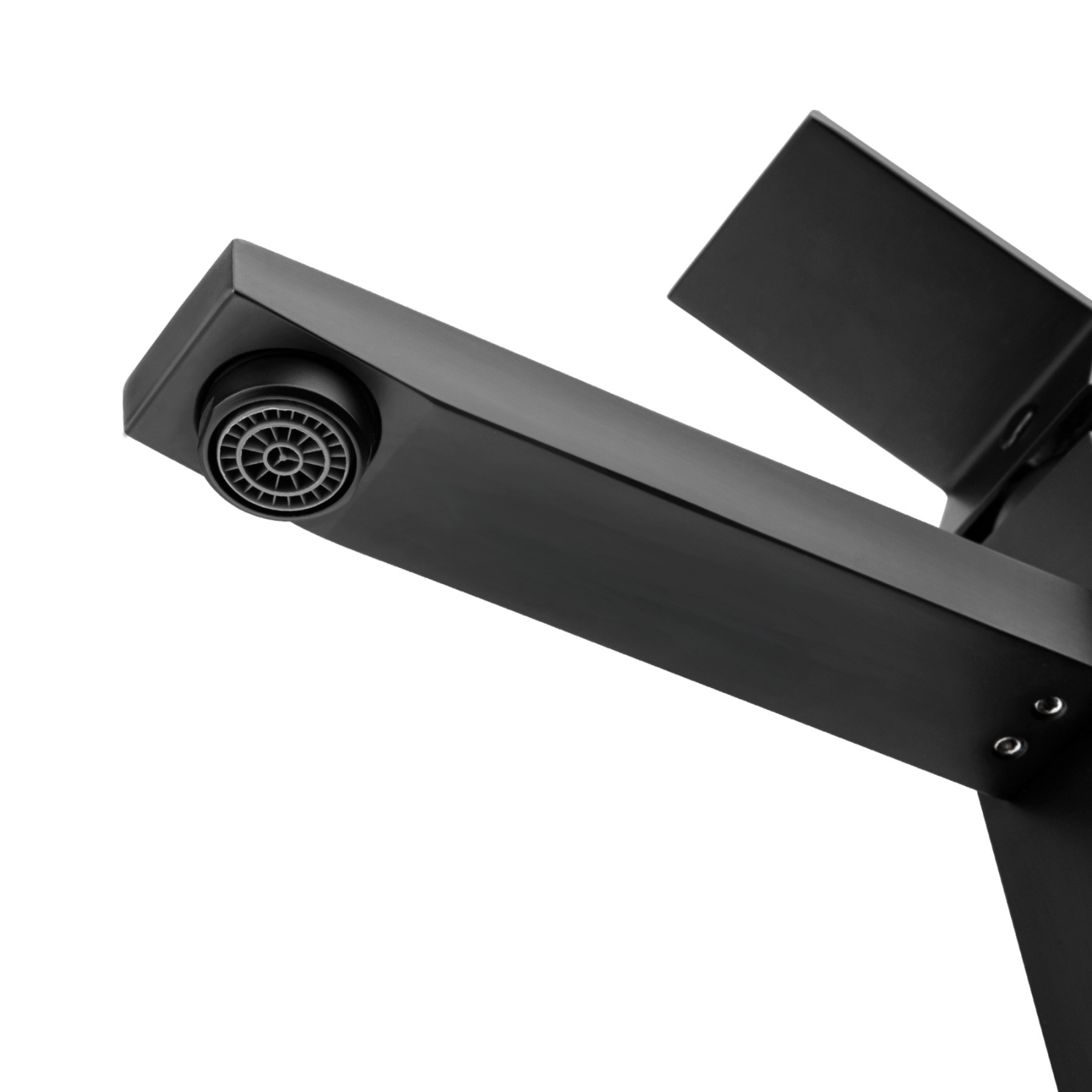 Bathroom Square Brass Counter Top Basin Mixer Tap Laundry Sink Vanity Tall Flick Faucet Chrome/Black