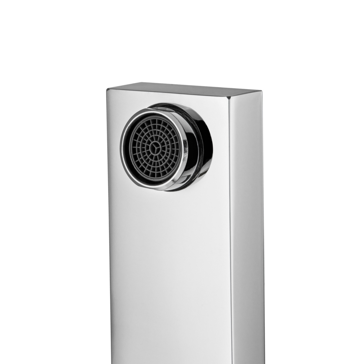 Bathroom Square Brass Basin Mixer Tap Laundry Sink Vanity Flick Spout Faucet Chrome/Black