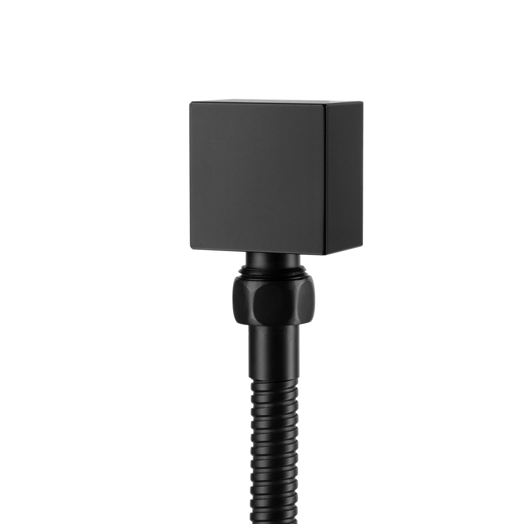 Bathroom Square Twin Shower Rail Body Wall Mounted Adjustable Height Sliding Rail Gooseneck Shower Arm Diverter Chrome/Black