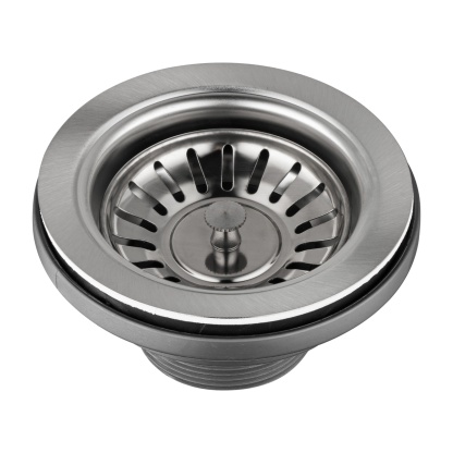 Stainless Steel Kitchen Laundry Sink Strainer Waste Replacement Drain Filtet Drainer Brushed Nickel/Black/Gold