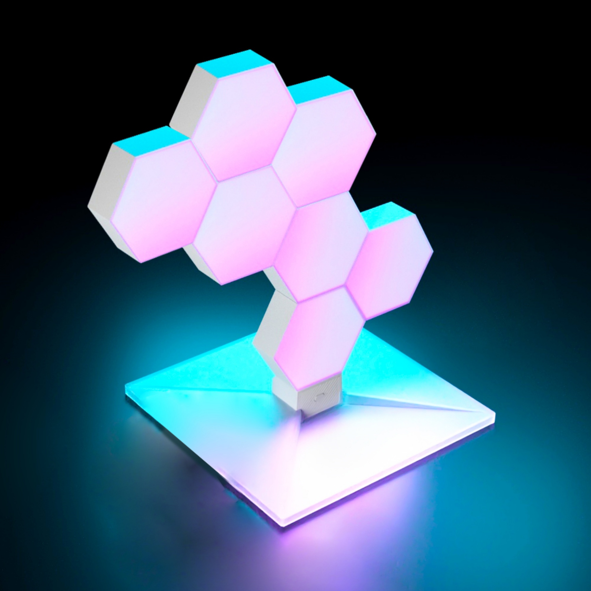 7pcs LifeSmart LED Lamp Light Panel Apple Homekit Voice Control Party Light Free DIY Assembling