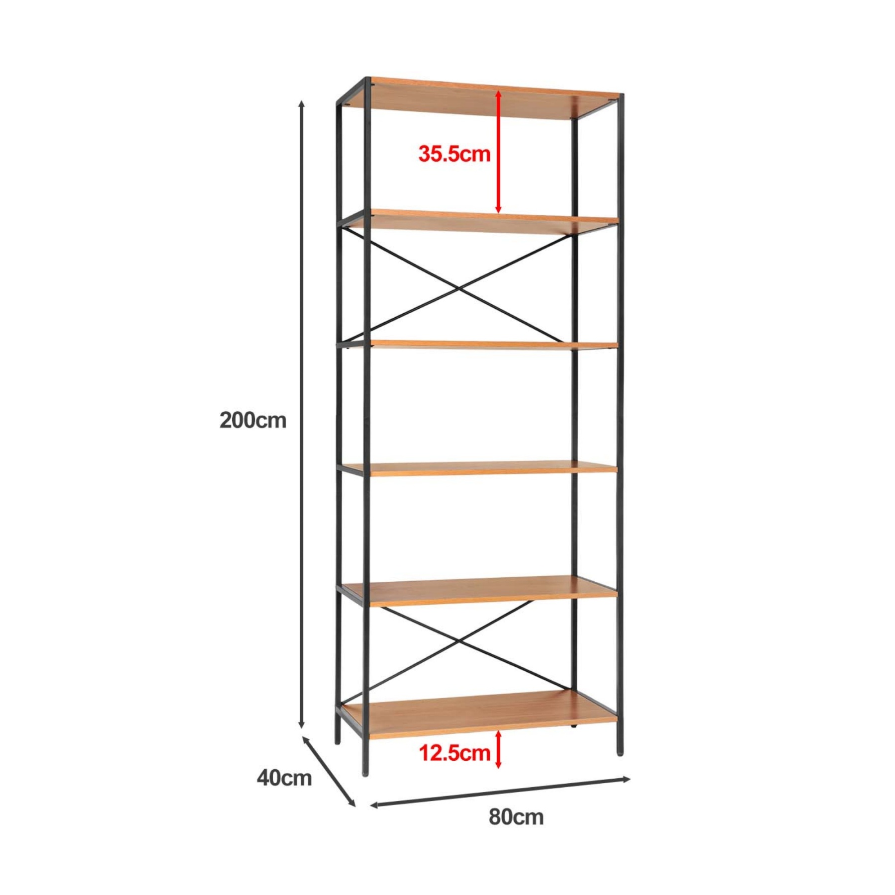 6 Tier Display Shelving Unit Essentials Organizer Shelf Clothes Shoes Bag Hat Storage Holder Rack