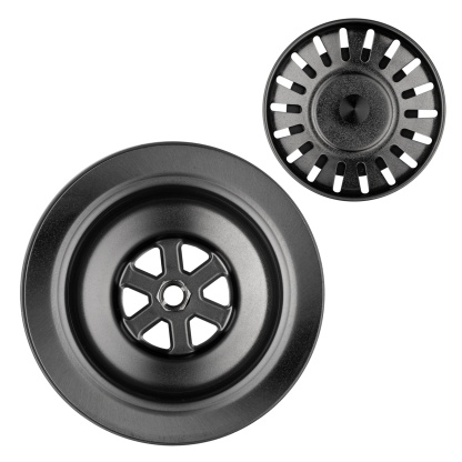 Stainless Steel Kitchen Laundry Sink Strainer Waste Replacement Drain Filtet Drainer Brushed Nickel/Black/Gold