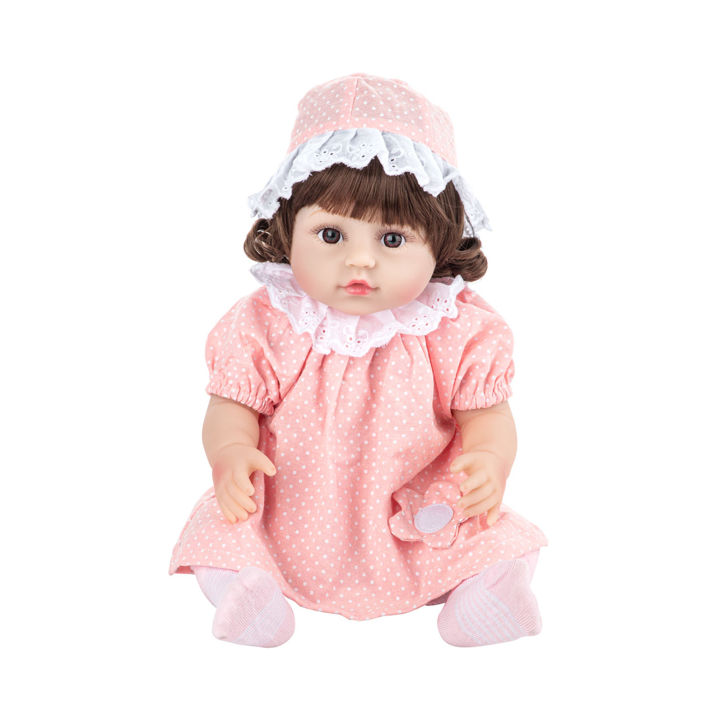 18" 46cm Lifelike Reborn Baby Doll Girl Full Body Realistic Silicone Babies Girl Gift Waterproof