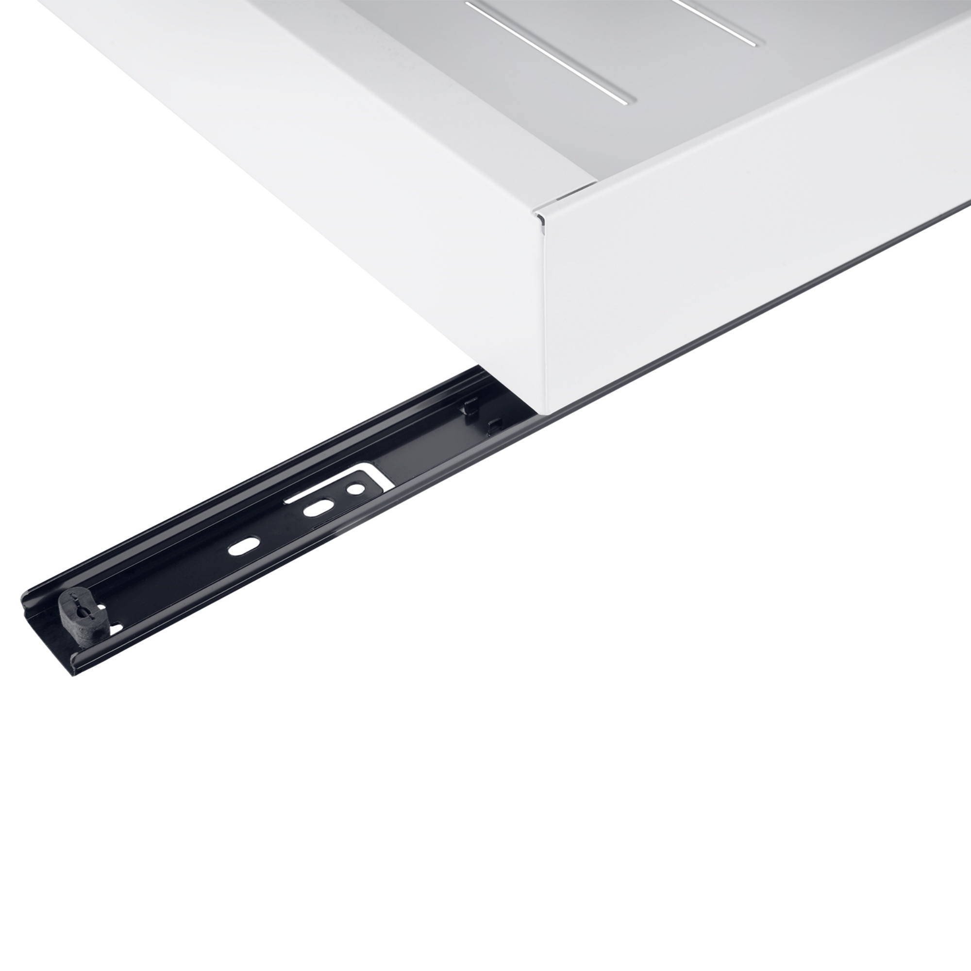 43-68cm Pull-Out Kitchen Extendable Steel Cabinet Tray Sliding Drawer Rack Holder