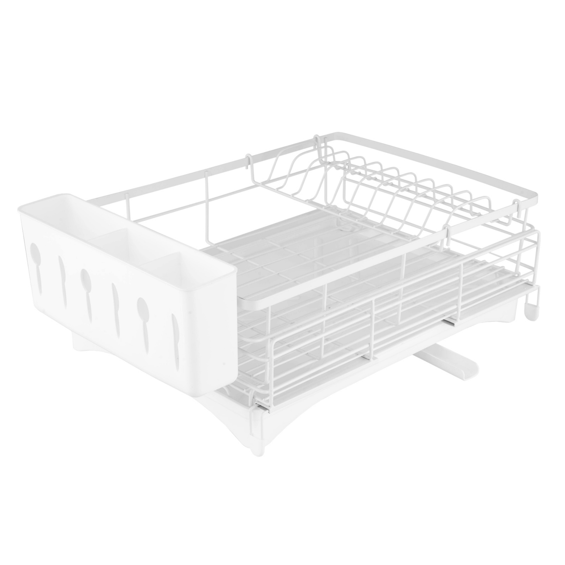 Expandable Kitchen Sink Drain Storage Rack Two in One Large Capacity Dish Bowl Plate Drying Holder 