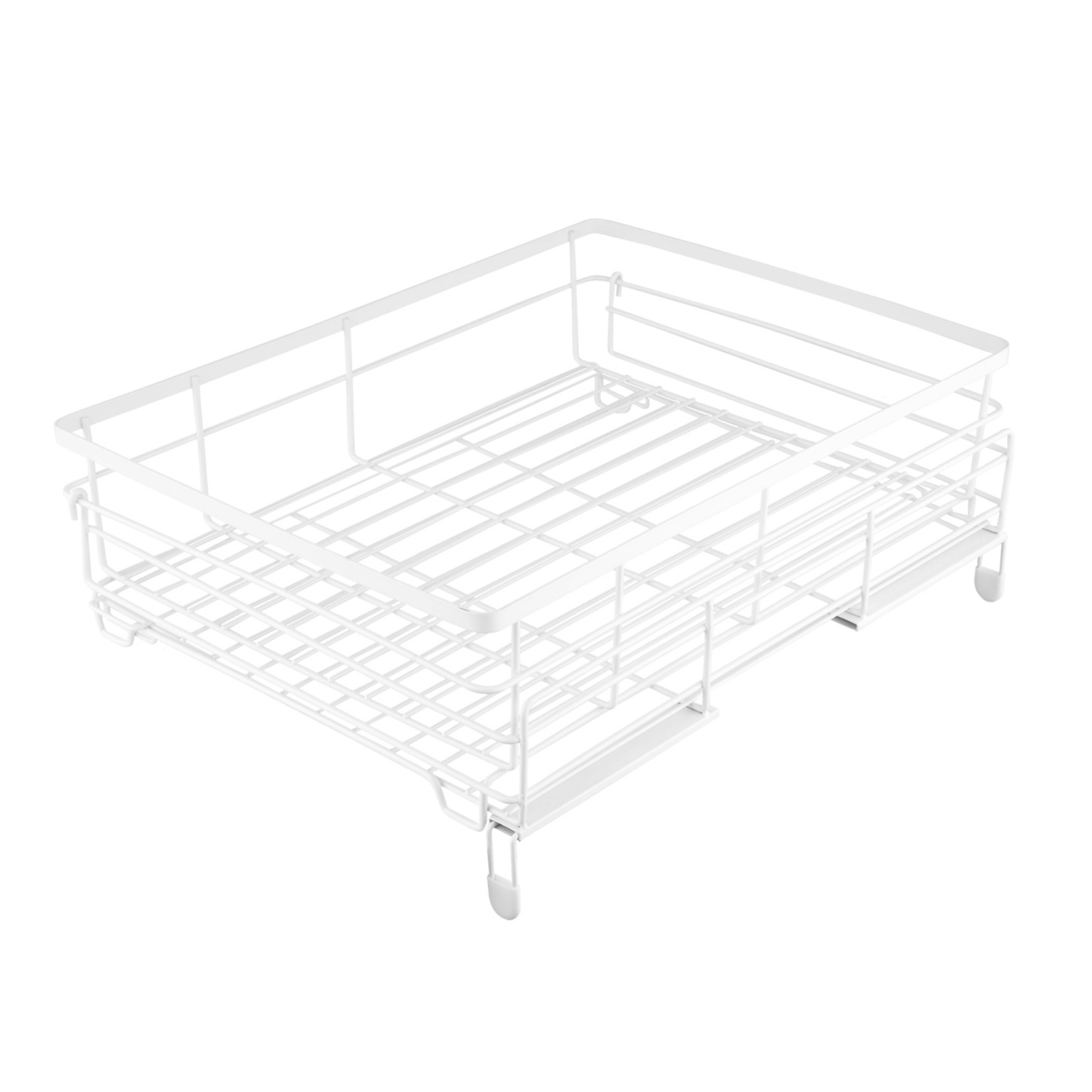 Expandable Kitchen Sink Drain Storage Rack Two in One Large Capacity Dish Bowl Plate Drying Holder 