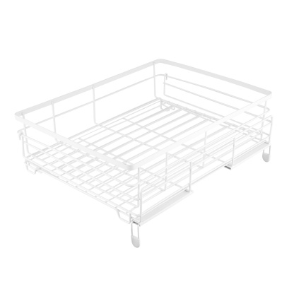 Expandable Kitchen Sink Drain Storage Rack Two in One Large Capacity Dish Bowl Plate Drying Holder 