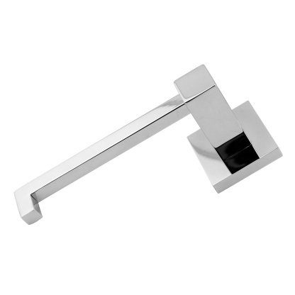 Square Toilet Paper Roll Holder Stainless Steel Wall Mounted Bathroom Toilet Tissue Hanger Hook Black/Chrome