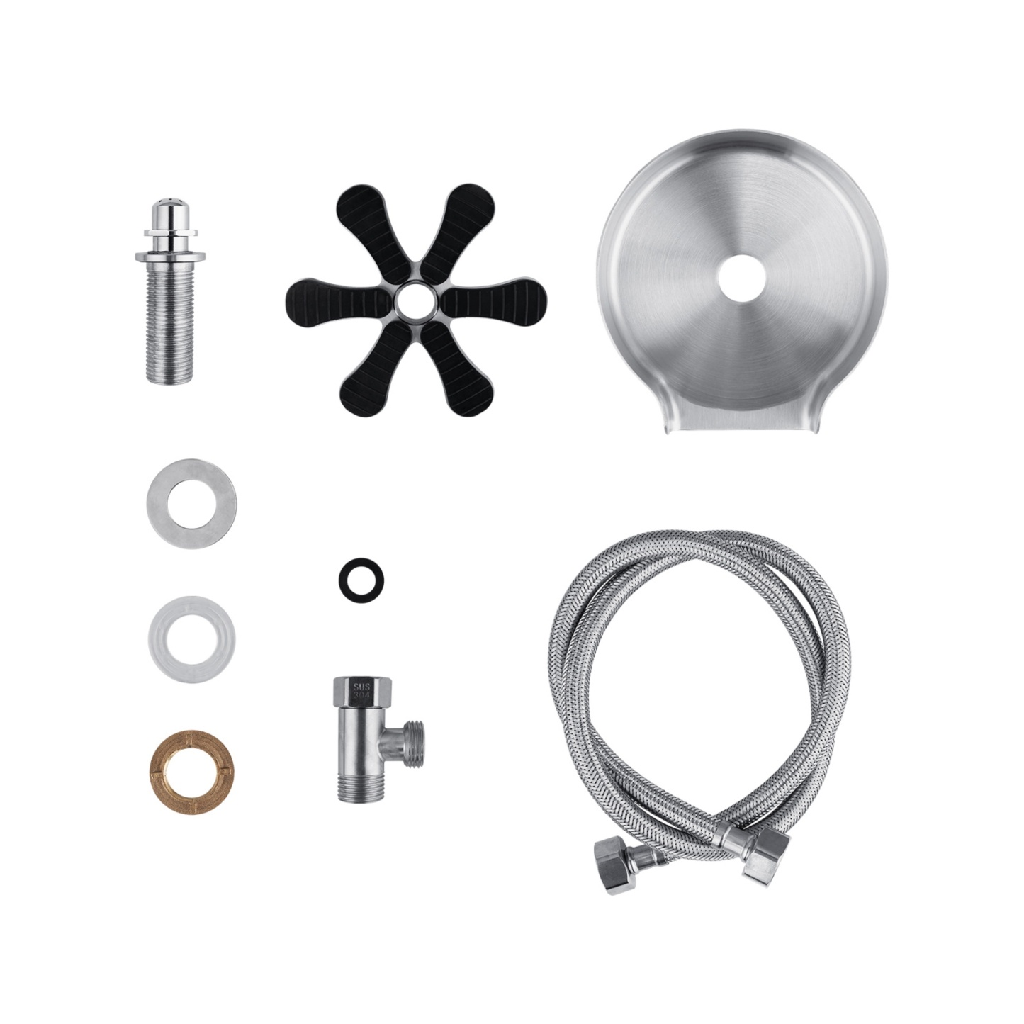 Kitchen Sink Stainless Steel Automatic Glass Rinser Cafe Bar Bottle Cup Washer Cleaner Silver/Black/Gunmetal Grey