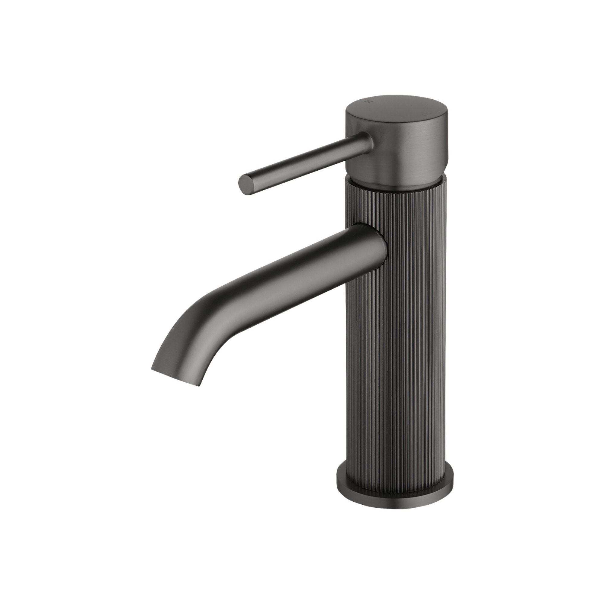 Bathroom Round Brass Basin Mixer Tap Laundry Sink Vanity Pin Lever Knurled Faucet Chrome/Brushed Yellow Gold/Gunmetal Grey