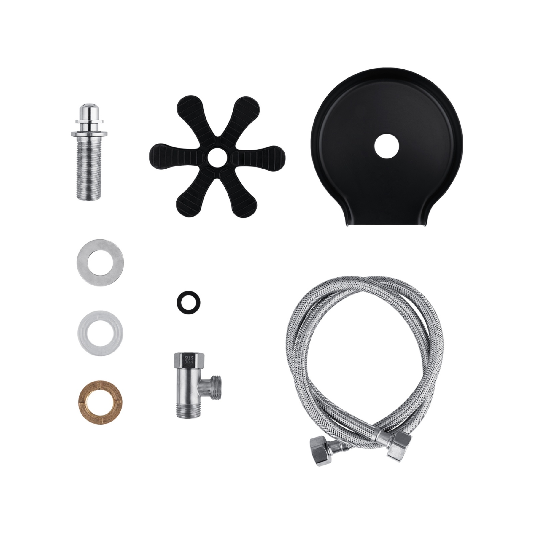 Kitchen Sink Stainless Steel Automatic Glass Rinser Cafe Bar Bottle Cup Washer Cleaner Silver/Black/Gunmetal Grey