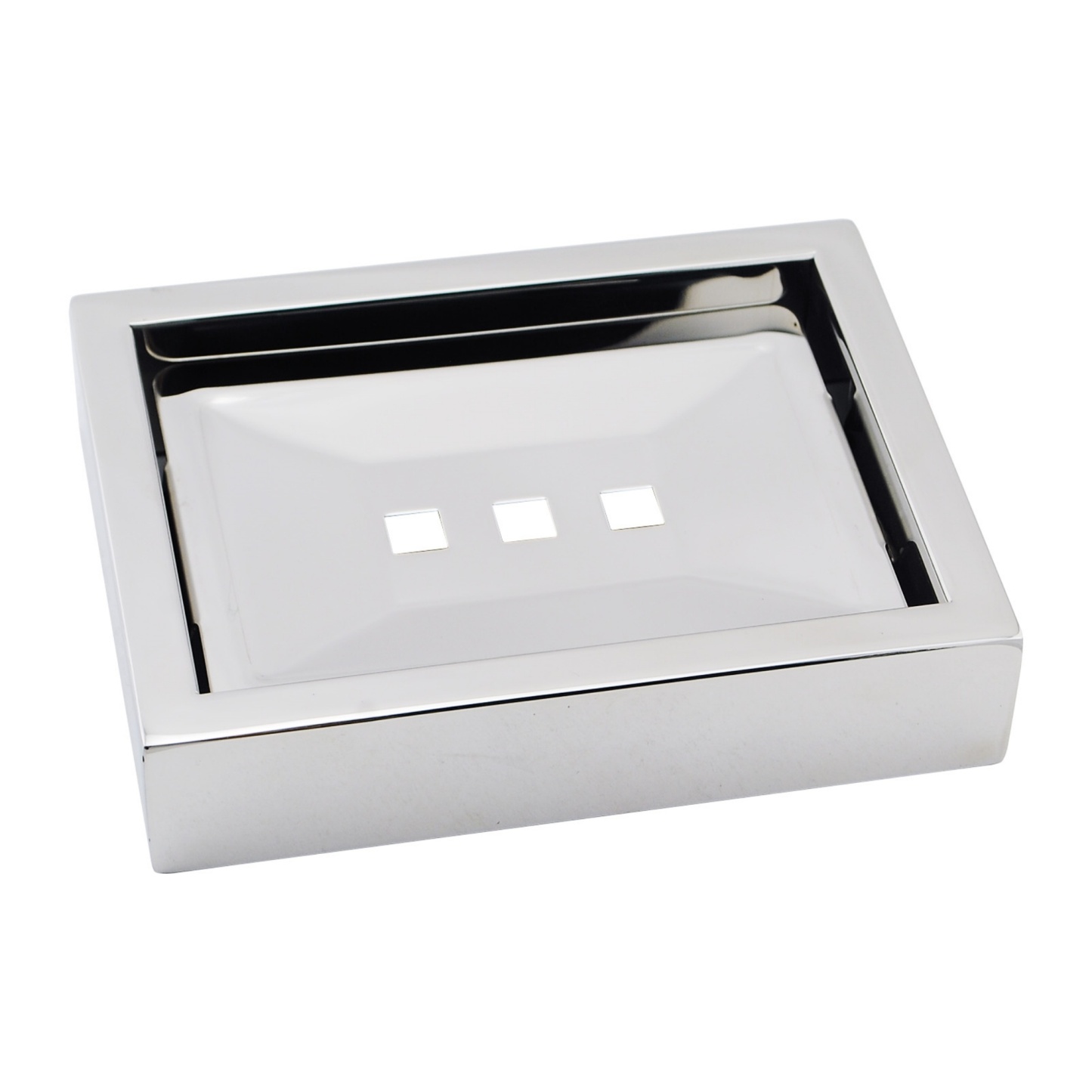 Square Stainless Steel Wall Mounted Bathroom Laundry Wash Shower Soap Dish Tray Holder Chrome/Nero Black/Brushed Gold