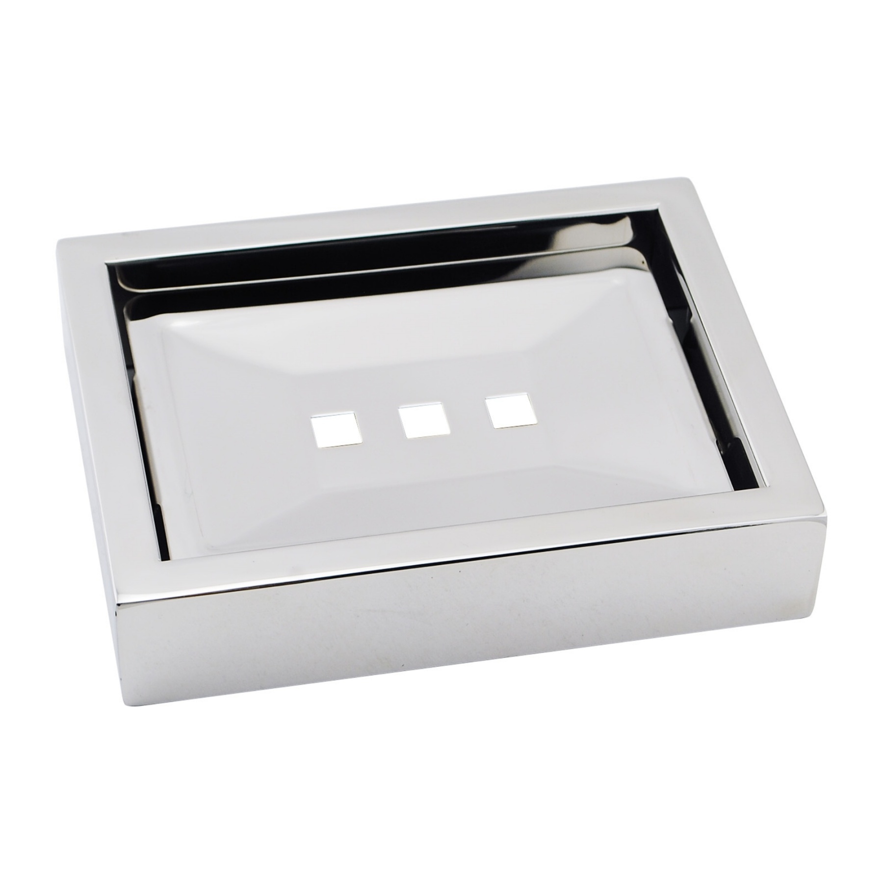 Square Stainless Steel Wall Mounted Bathroom Laundry Wash Shower Soap Dish Tray Holder Chrome/Nero Black/Brushed Gold