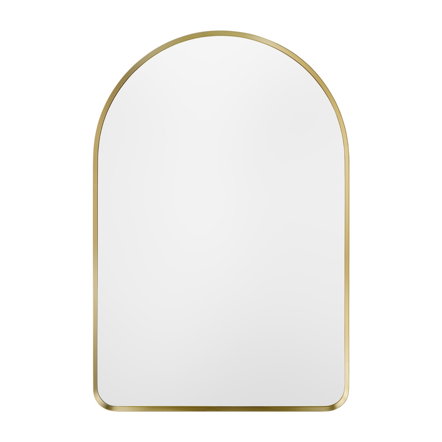 600mm x 900mm Bathroom Aluminium Framed Mirror Vanity Basin Wall Mounted Makeup Mirror Black/Gold